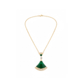Bvlgari Jewelry | Green Fan Necklace