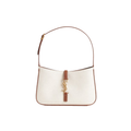 Saint Laurent | Le 5 à 7 canvas and leather hobo bag