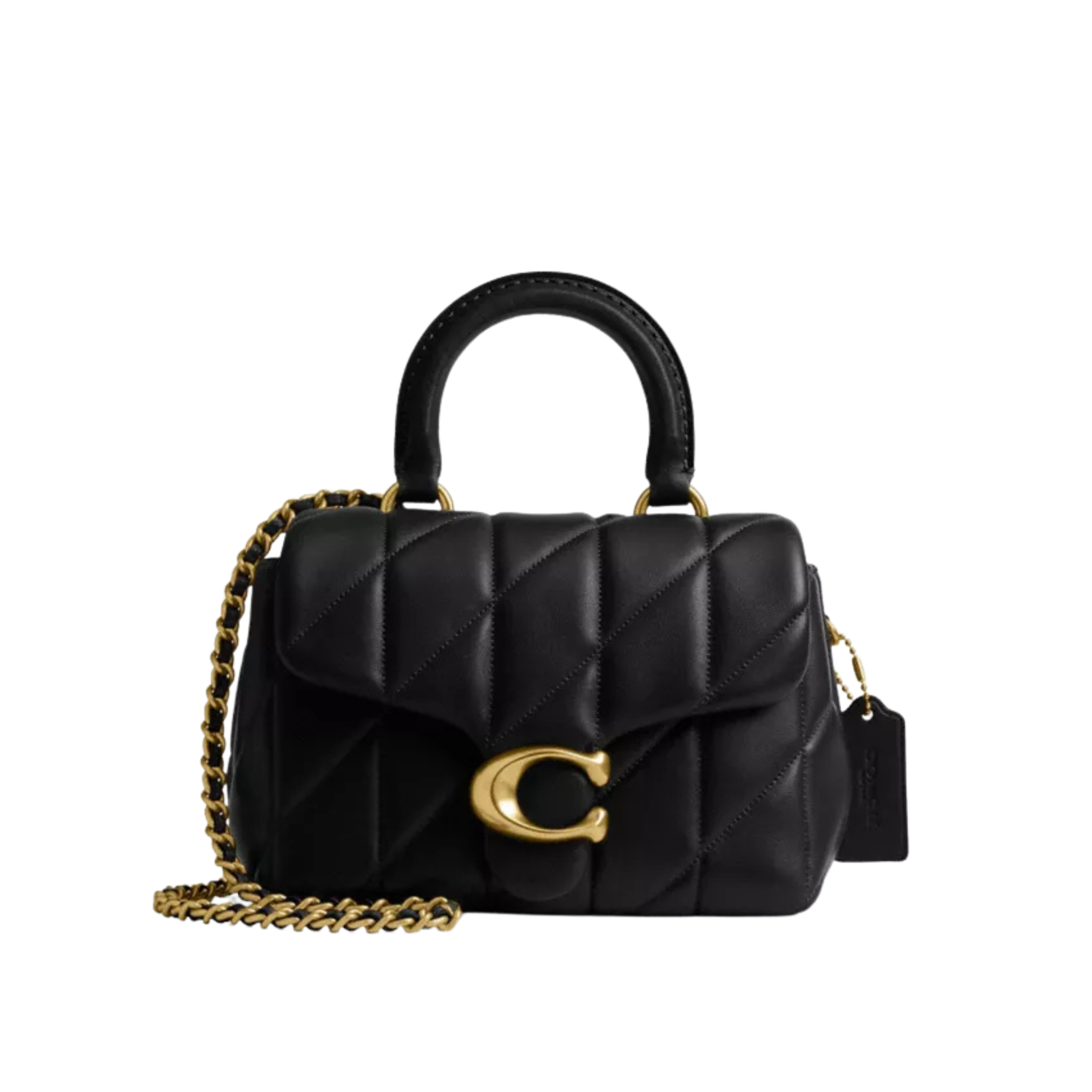Coach | black quilted nappa leather Times Square