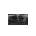 Saint Laurent | Uptown pouch in black calfskin leather