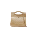Chanel | Vintage Beige-Gold Lambskin