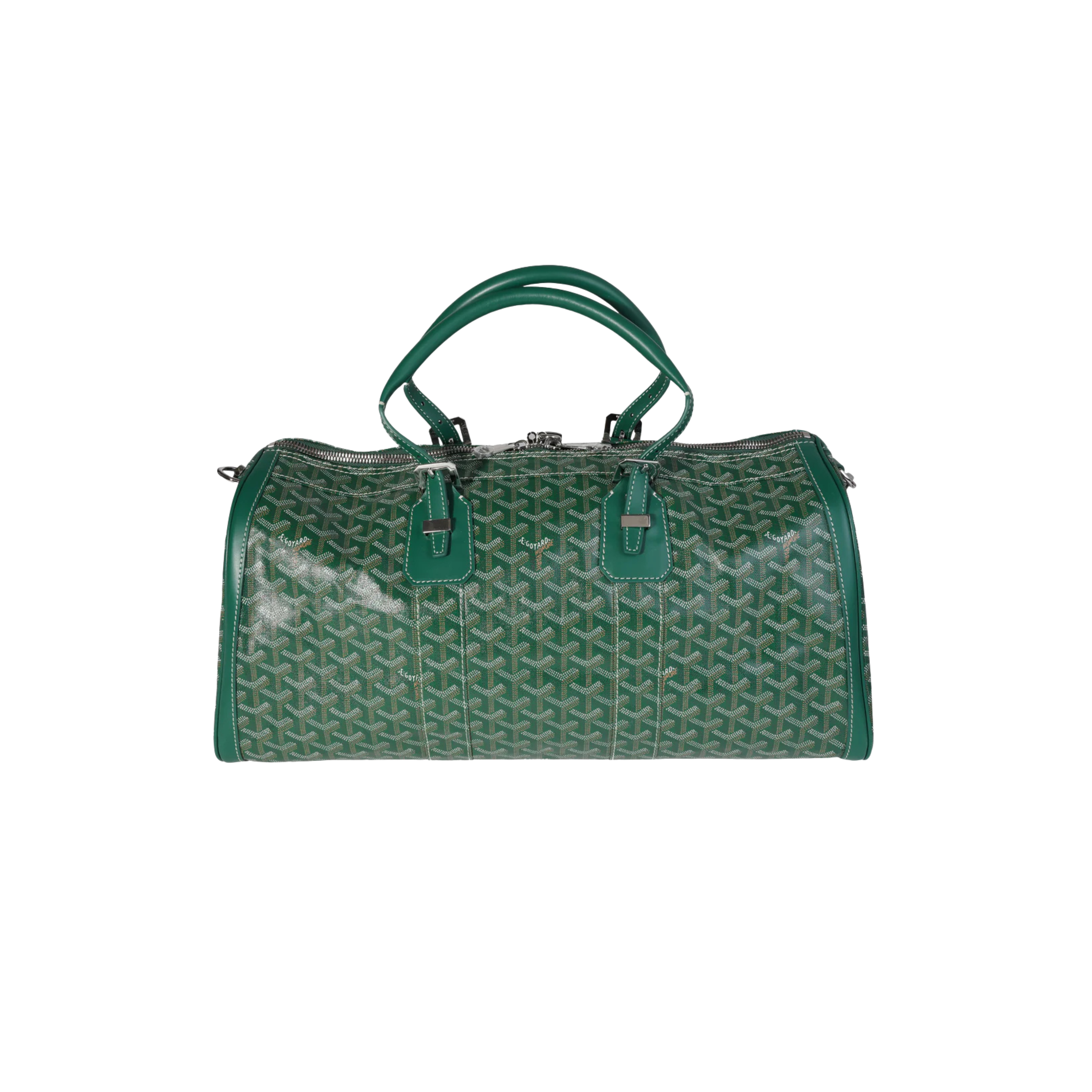 Goyard Bag | Barrel 40 Green Canvas