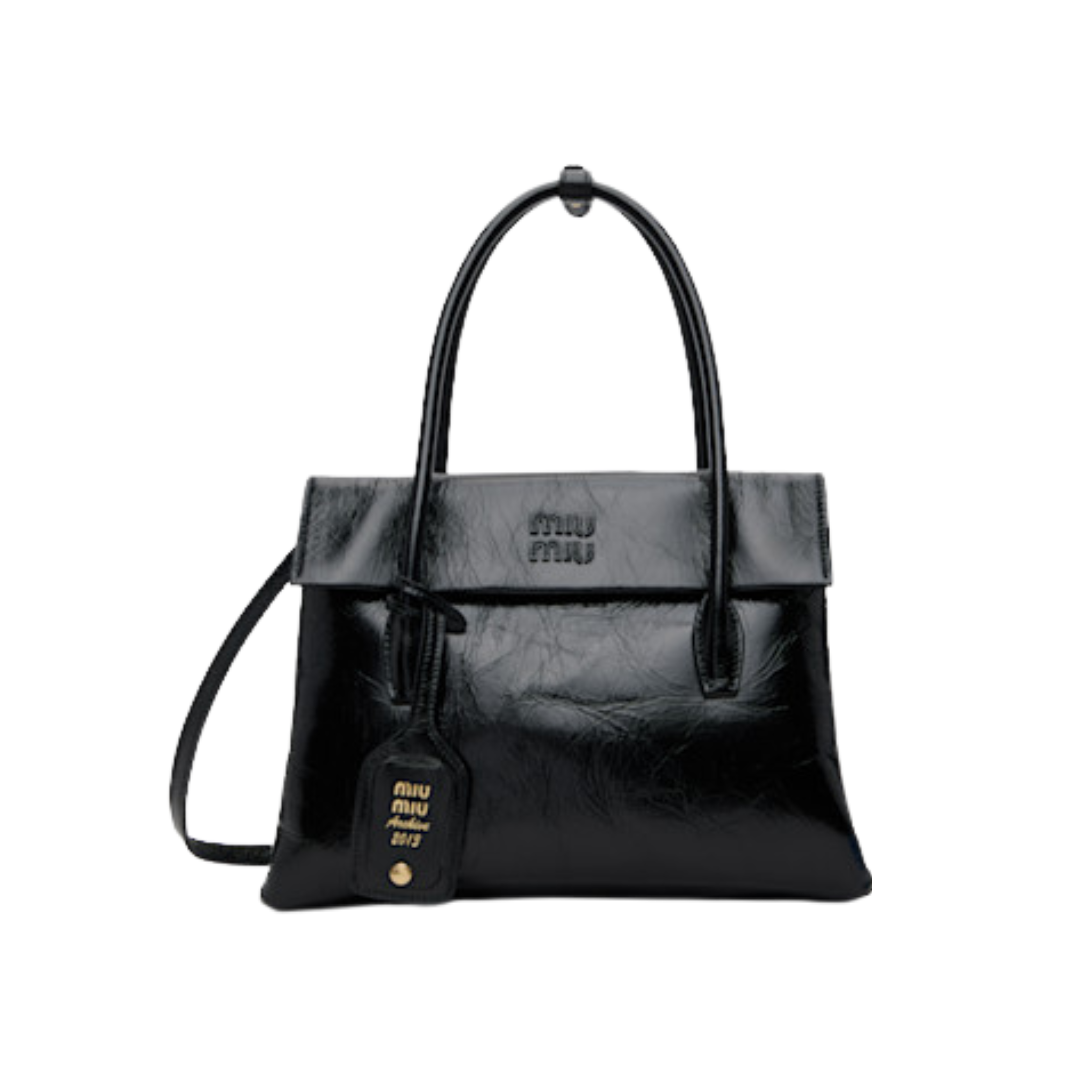 Miu Miu | Solitaire shiny leather
