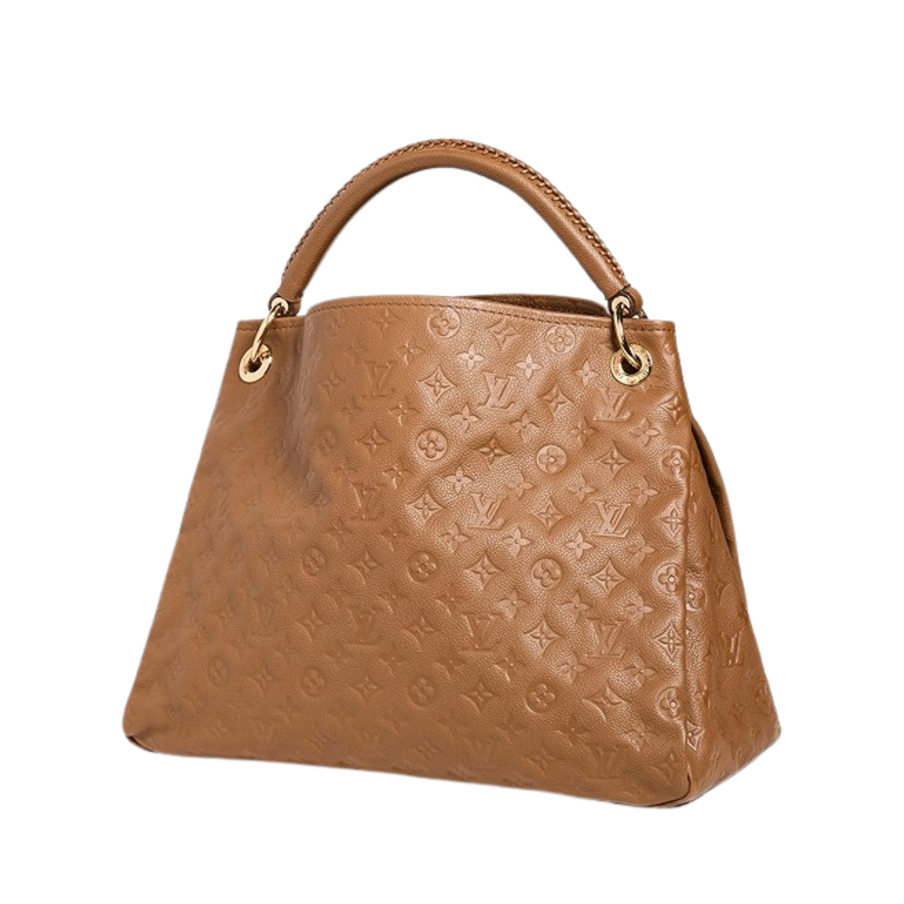 Louis Vuitton | Artsy MM bag in the brown Monogram Empreinte leather