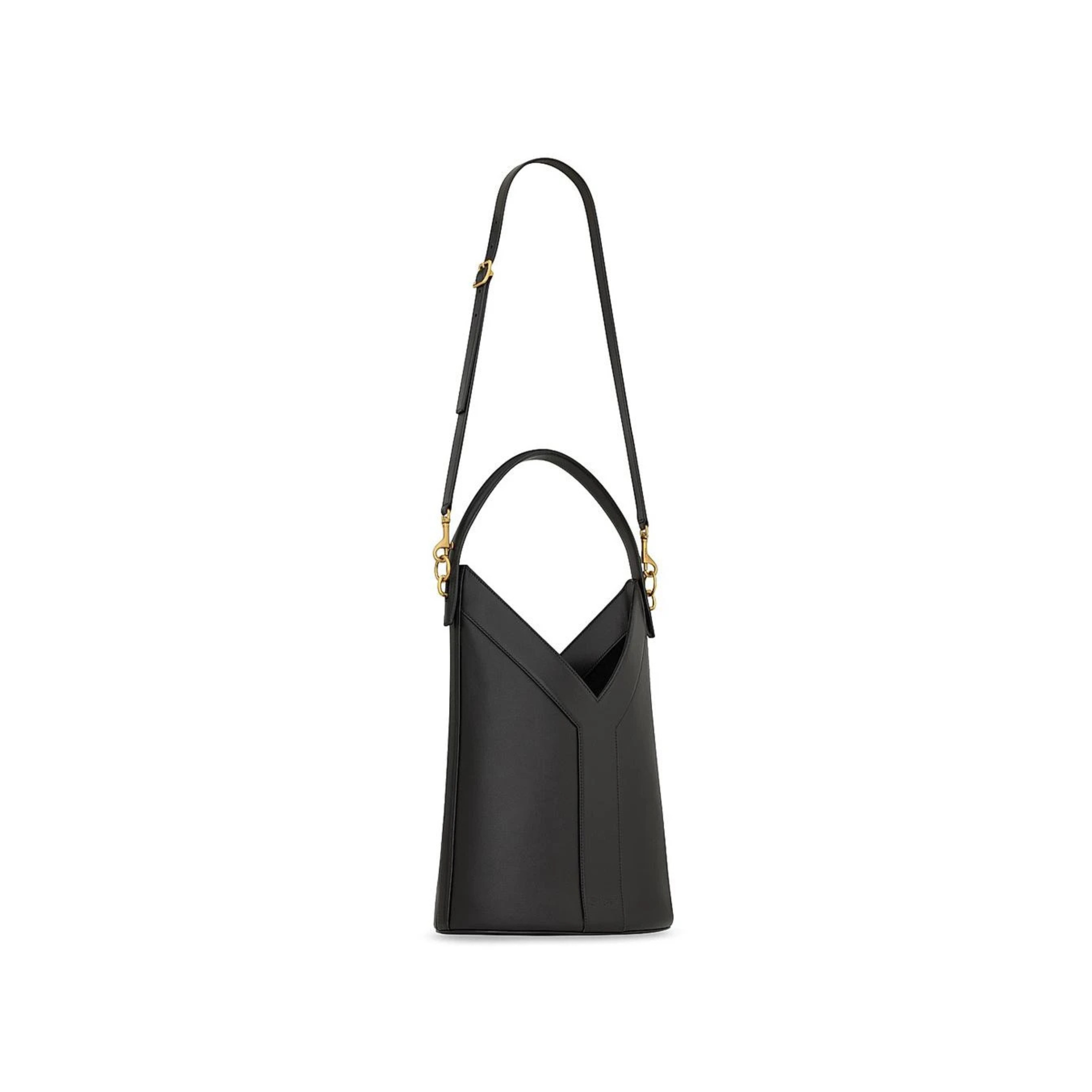 Saint Laurent | Women’s Y Top Handle Bucket Bag in Leather