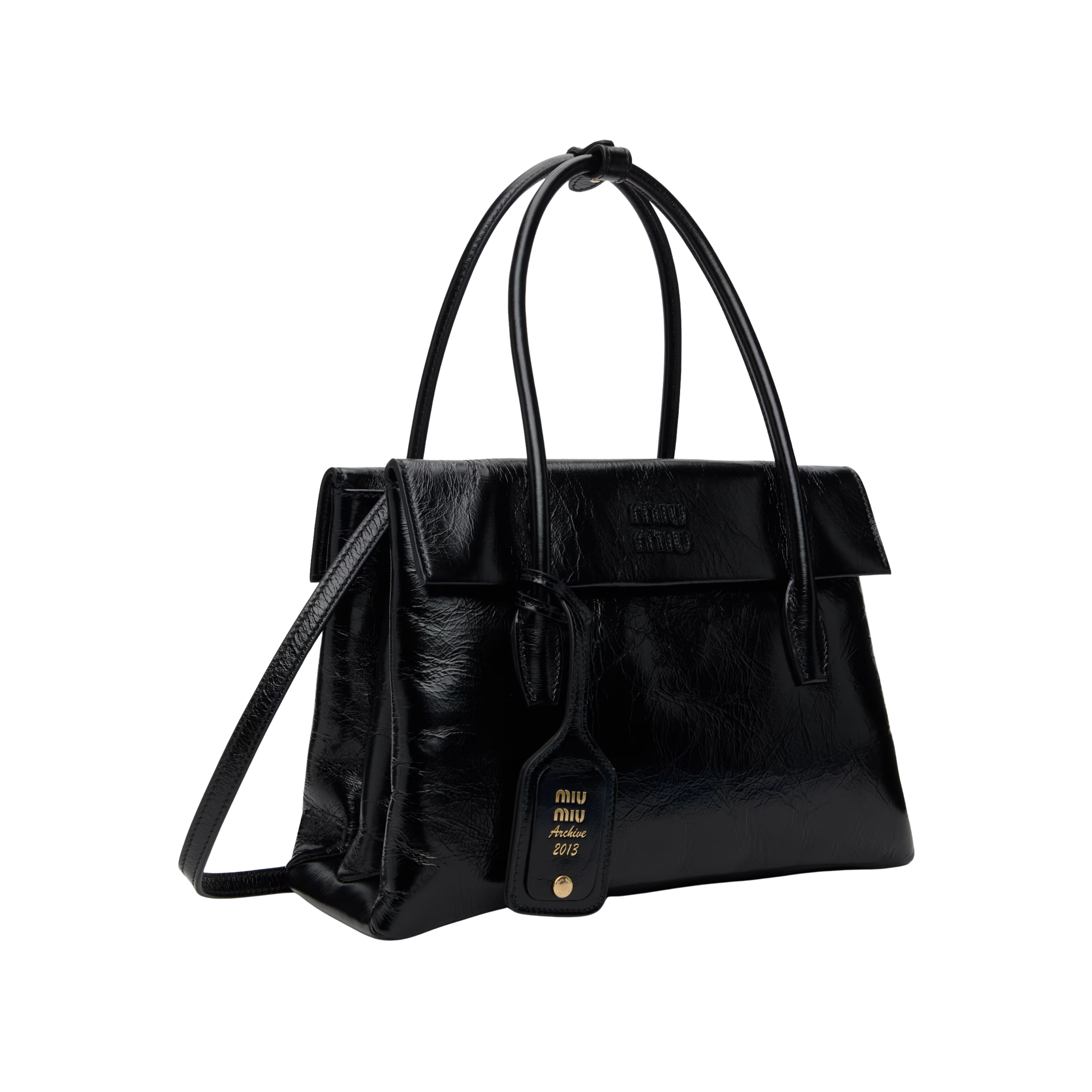 Miu Miu | Solitaire shiny leather