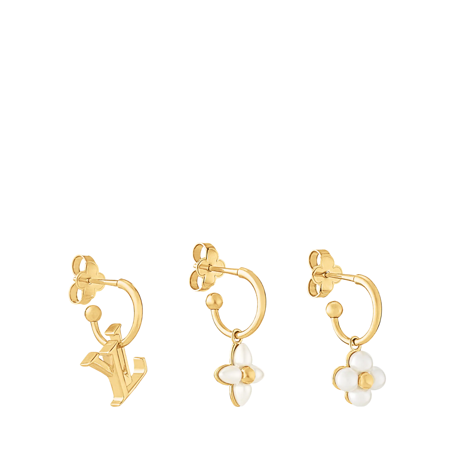 Louis Vuitton Jewelry | Flower Hoop Set