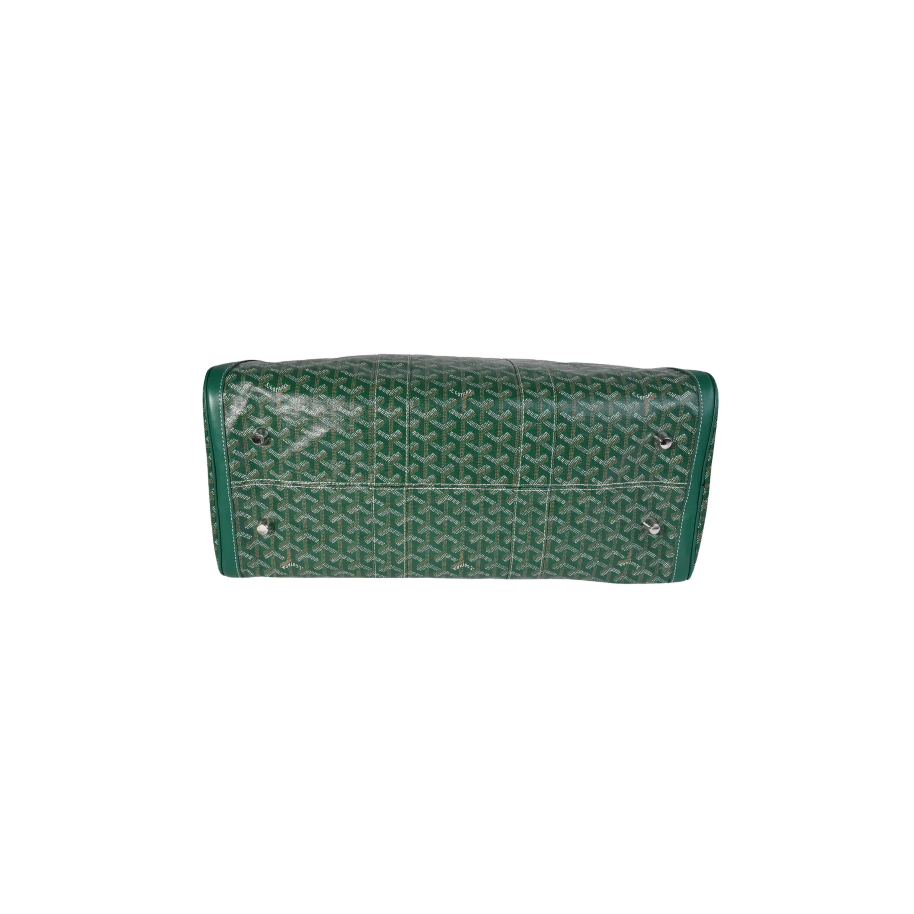 Goyard Bag | Barrel 40 Green Canvas