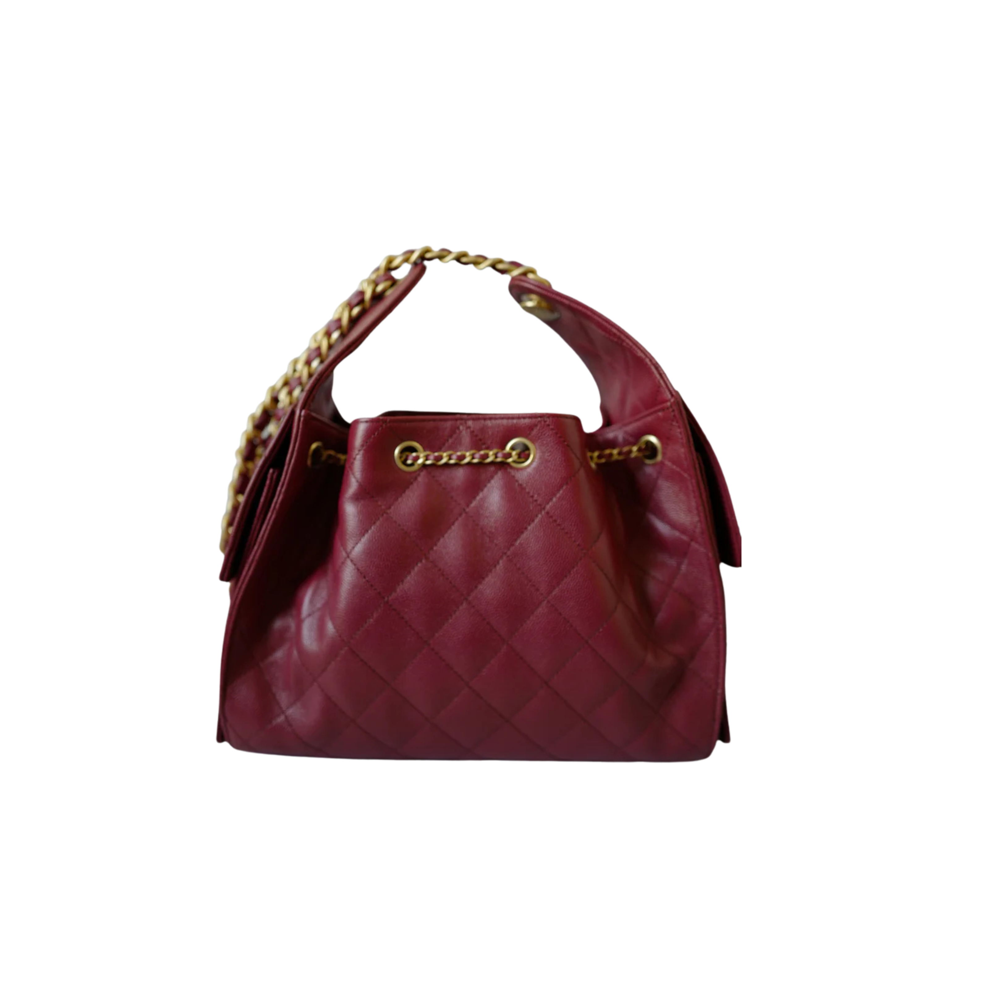 Chanel | 25K Small Hobo Bag Red Grained