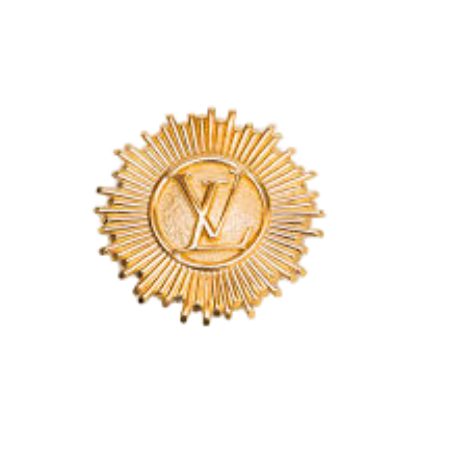 Louis Vuitton Jewelry | Logo Brooch Gold