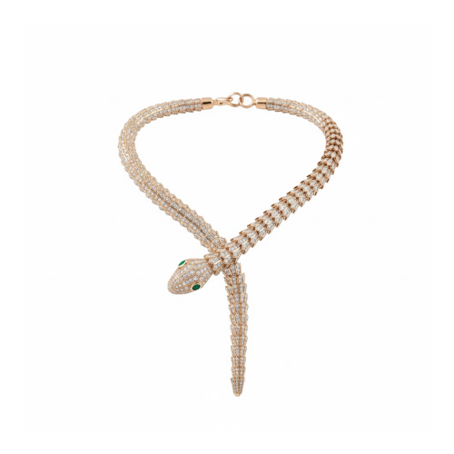 Bvlgari Jewelry | Crystal Snake Necklace