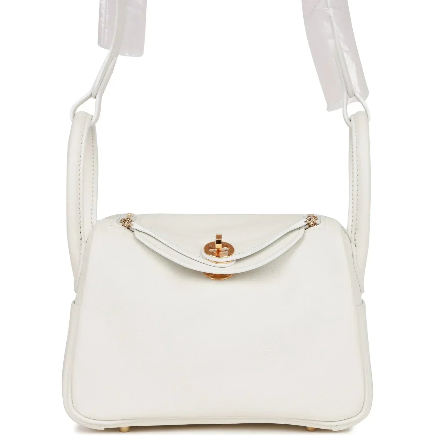 Hermès | Mini Lindy White Swift