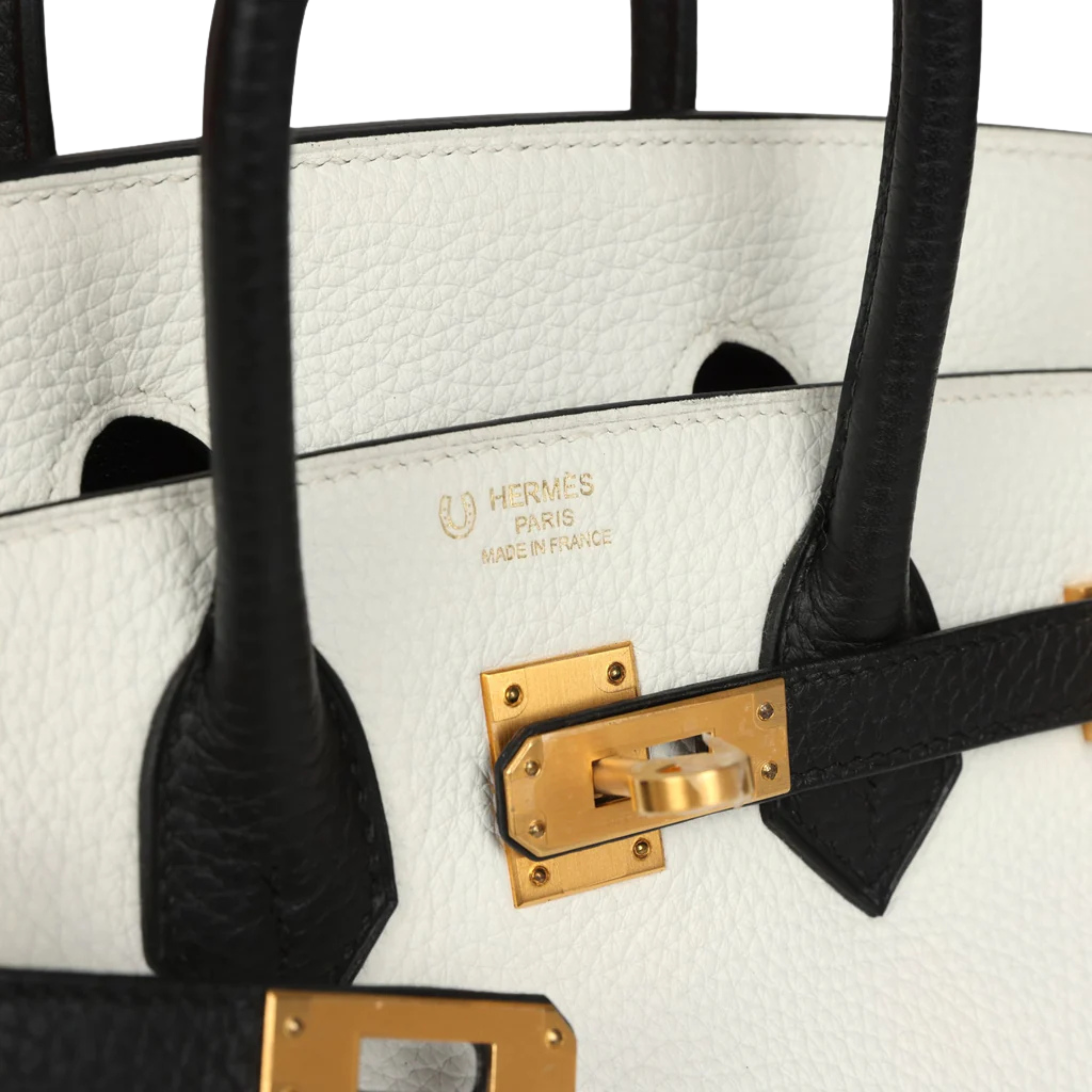 Hermès Bag | Birkin White Black Touch