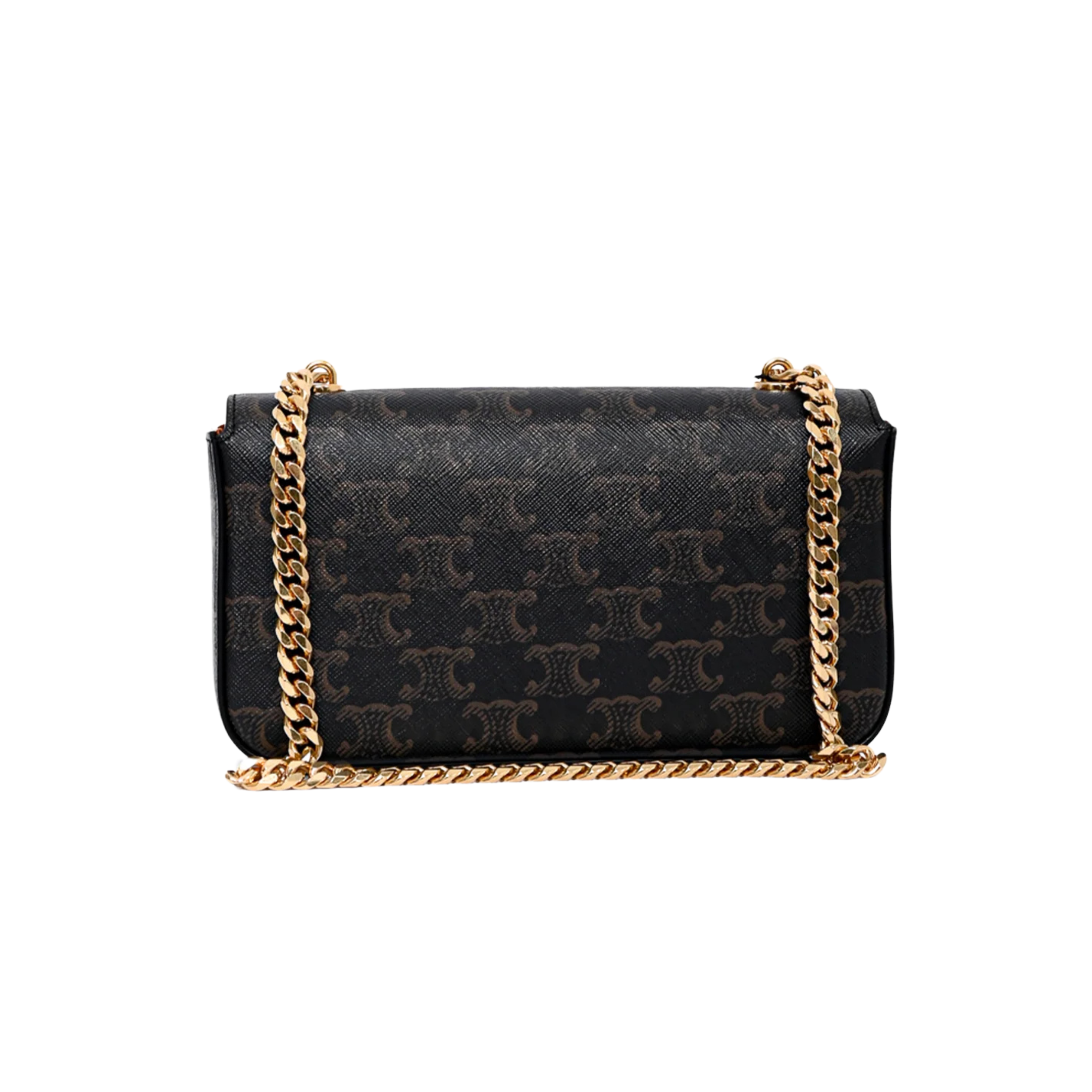 Celine Bag | Cuir Triomphe Chain Shoulder Brown