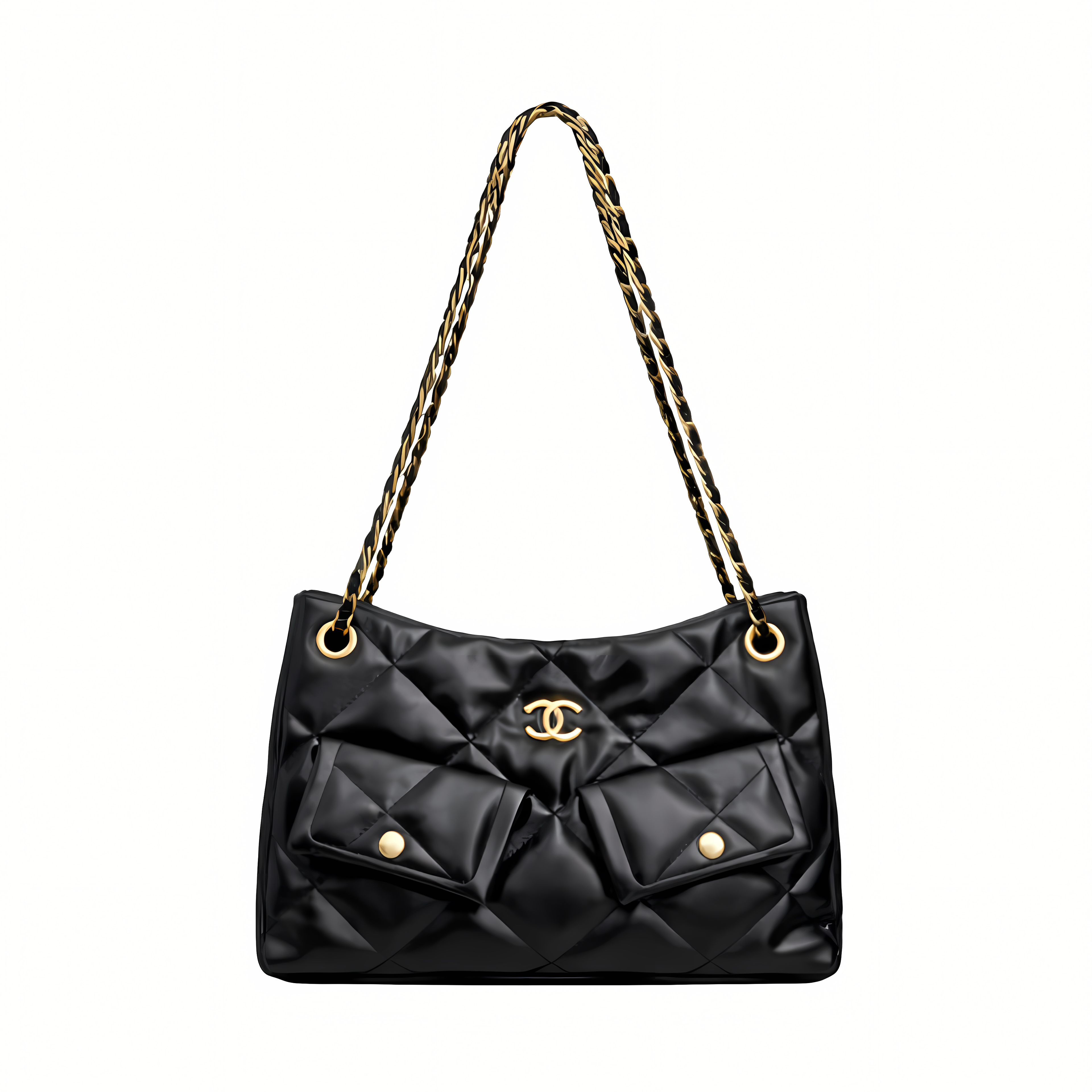 Chanel Bag | 25 Small Hobo Bag Suede Black