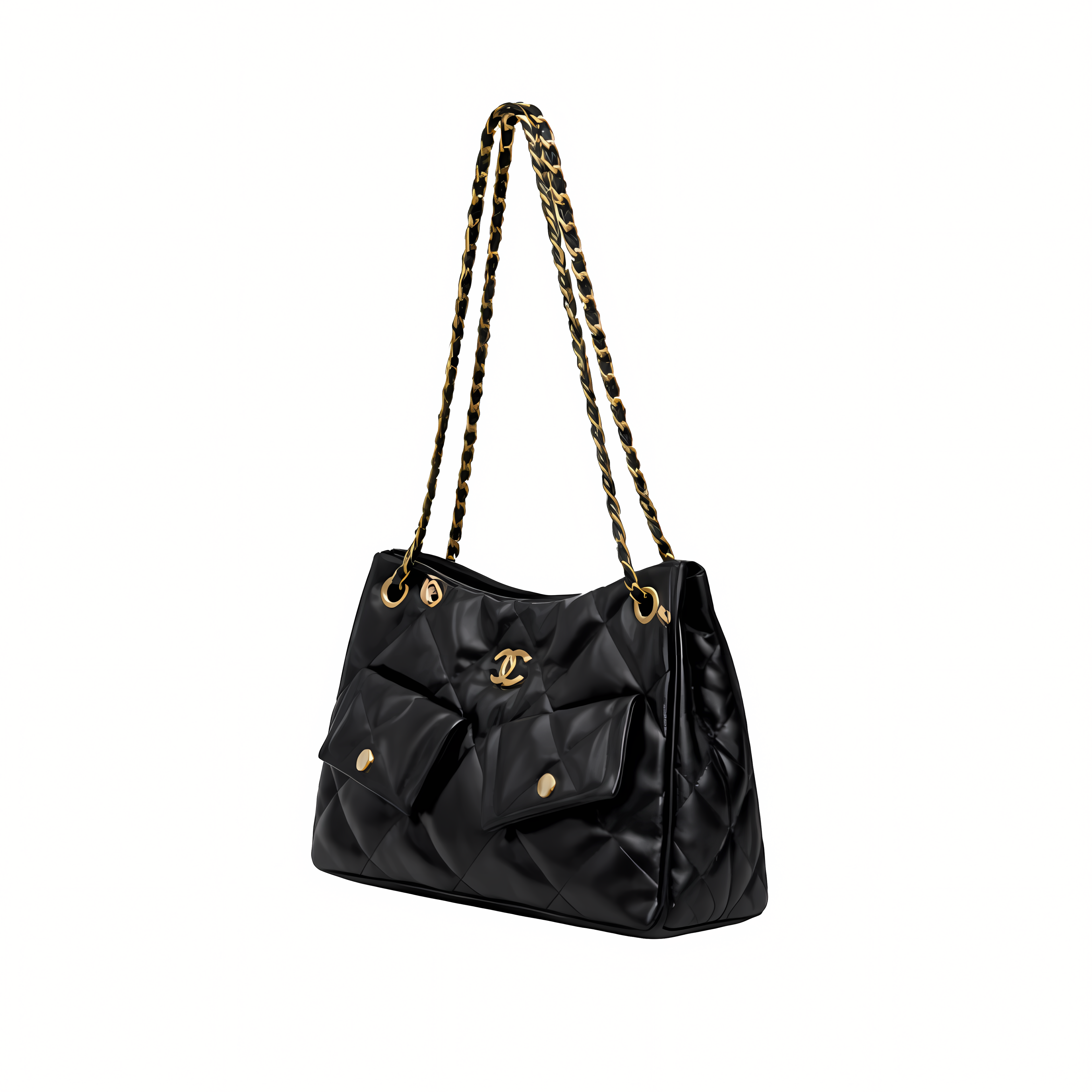 Chanel Bag | 25 Small Hobo Bag Suede Black