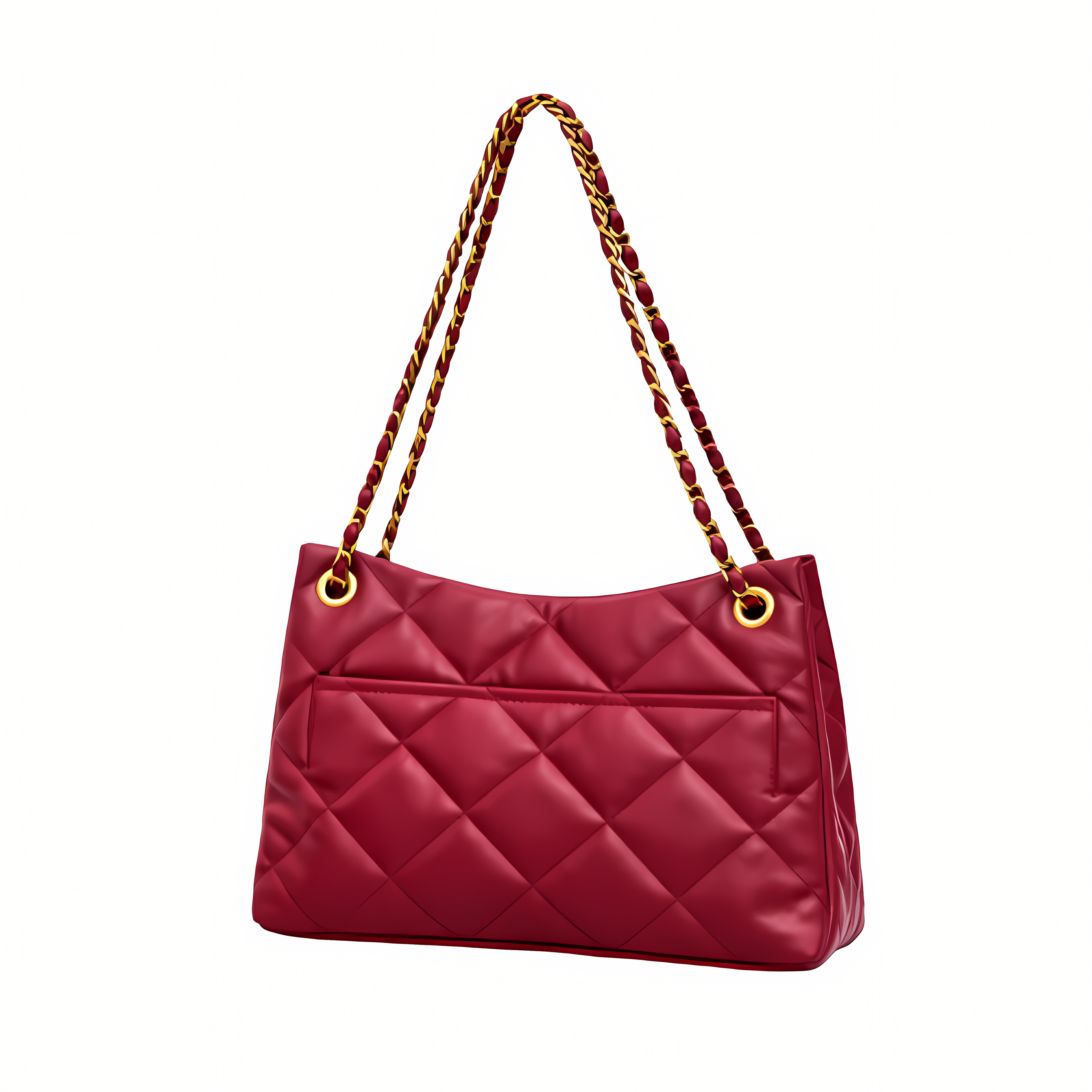 Chanel Bag | 25 Small Hobo Bag Suede Red