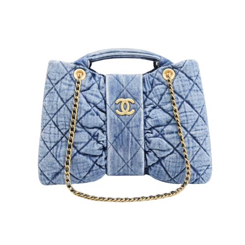 Chanel Bag | Bow Bag Blue Washed Denim