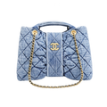 Chanel Bag | Bow Bag Blue Washed Denim