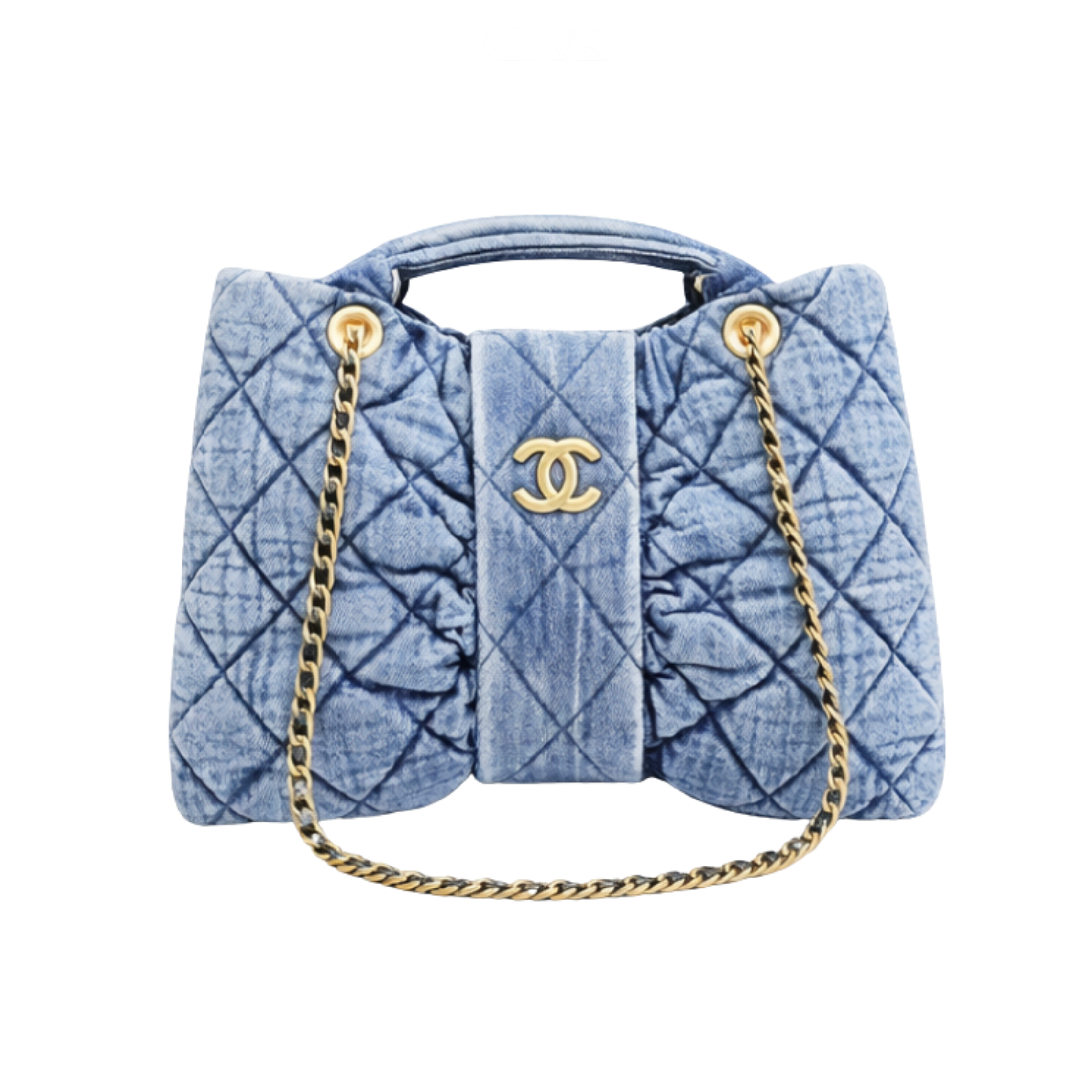 Chanel Bag | Bow Bag Blue Washed Denim