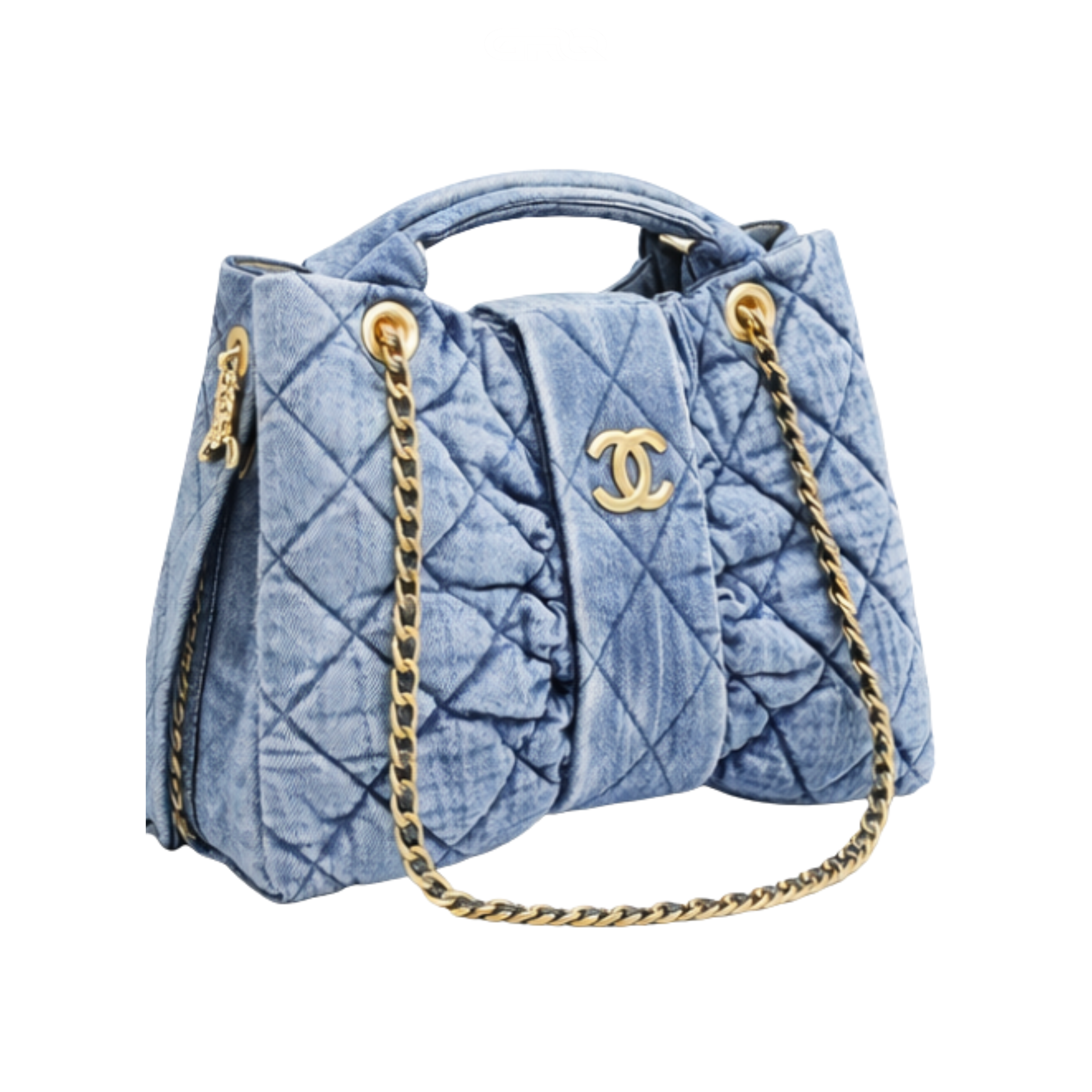 Chanel Bag | Bow Bag Blue Washed Denim