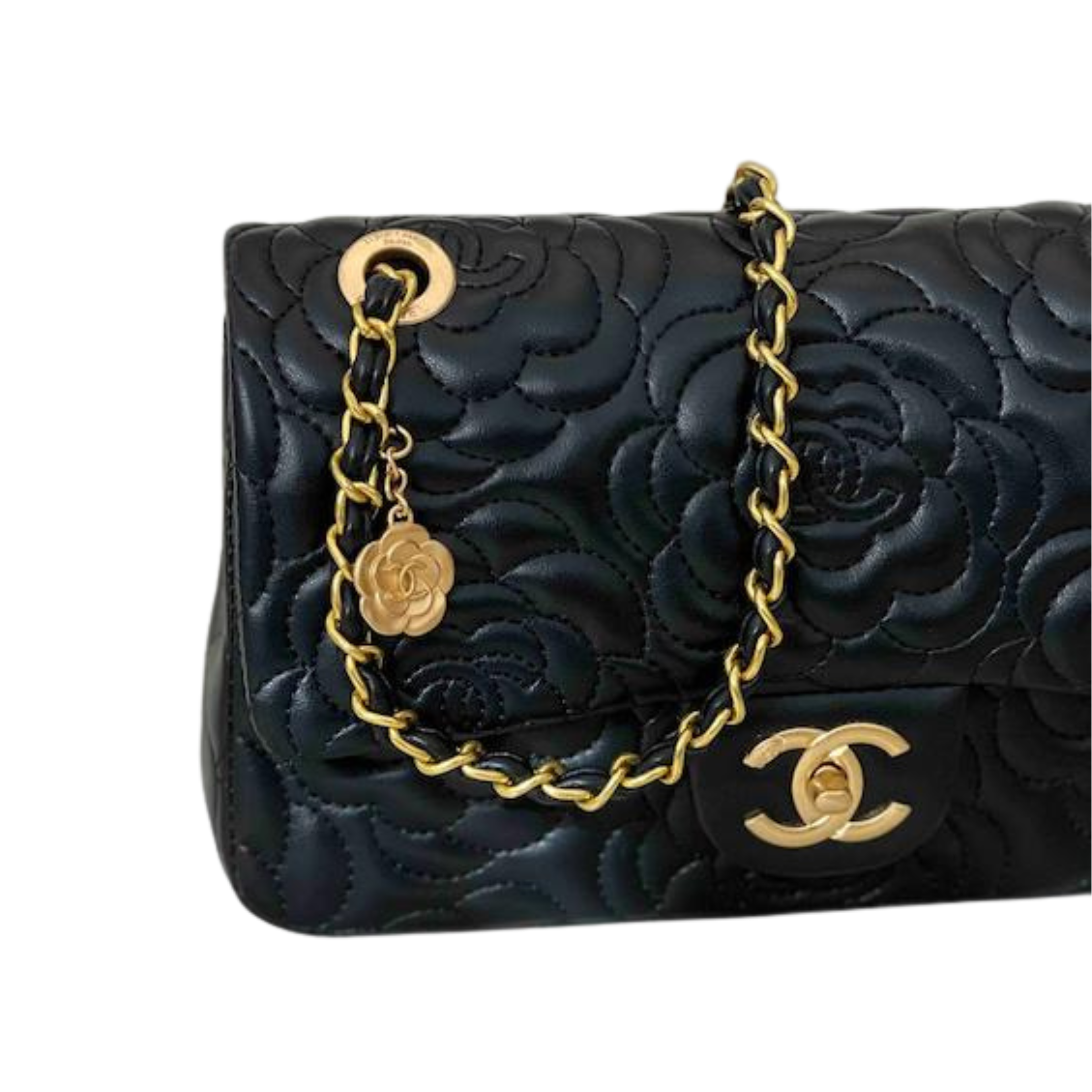 Chanel Bag | Camellia Flap Black