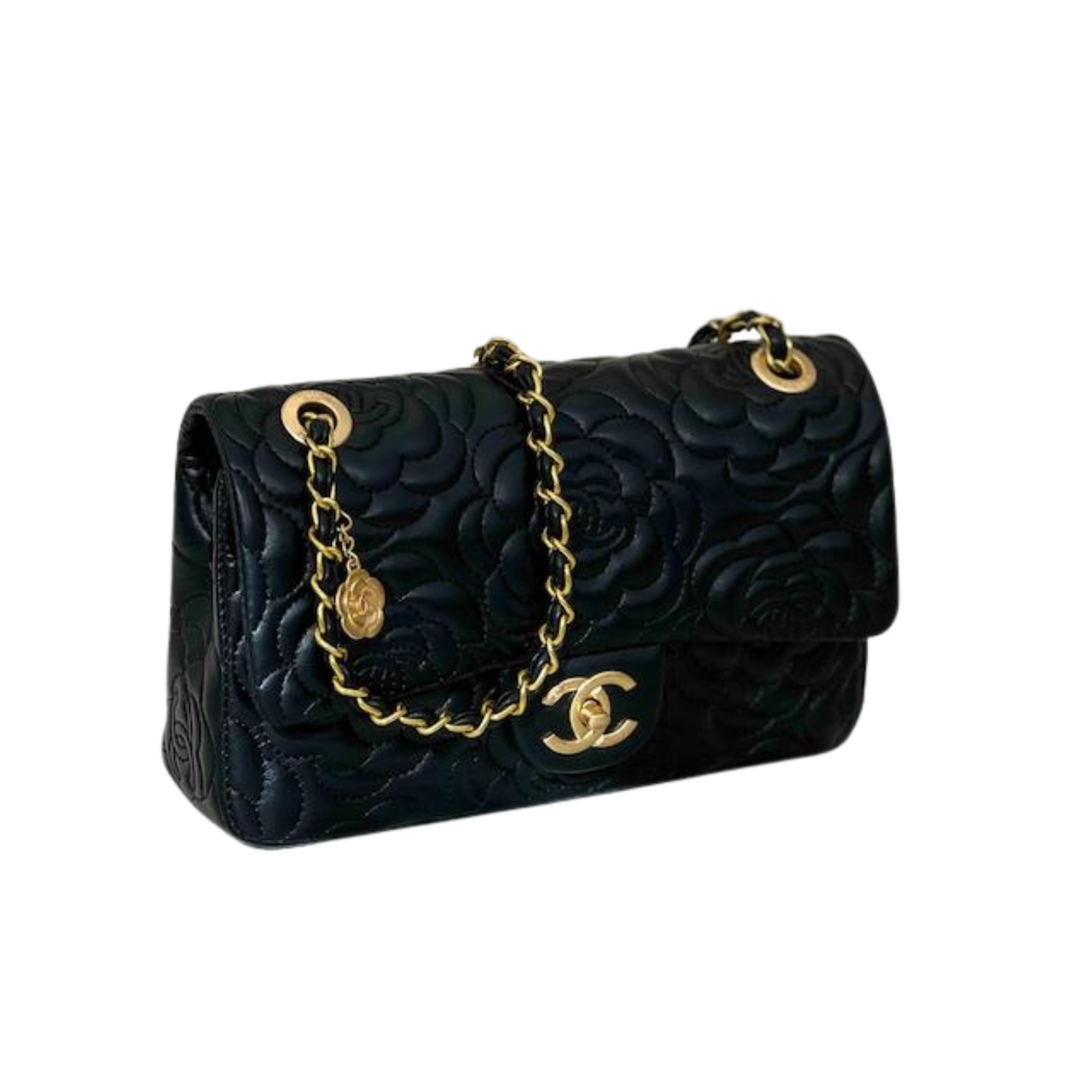 Chanel Bag | Camellia Flap Black