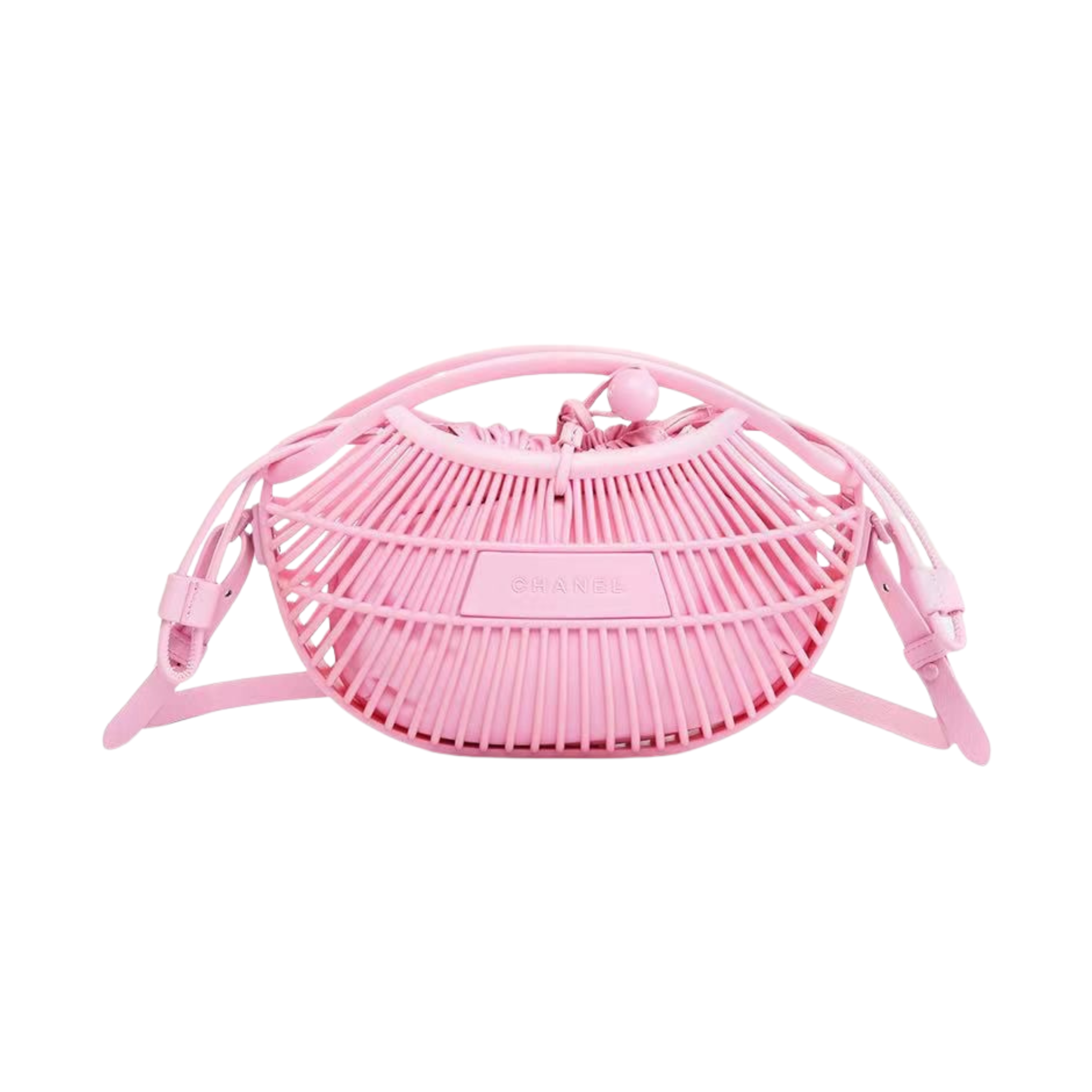 Chanel Bag | Mini Calypso Fan Curved Handle Pink
