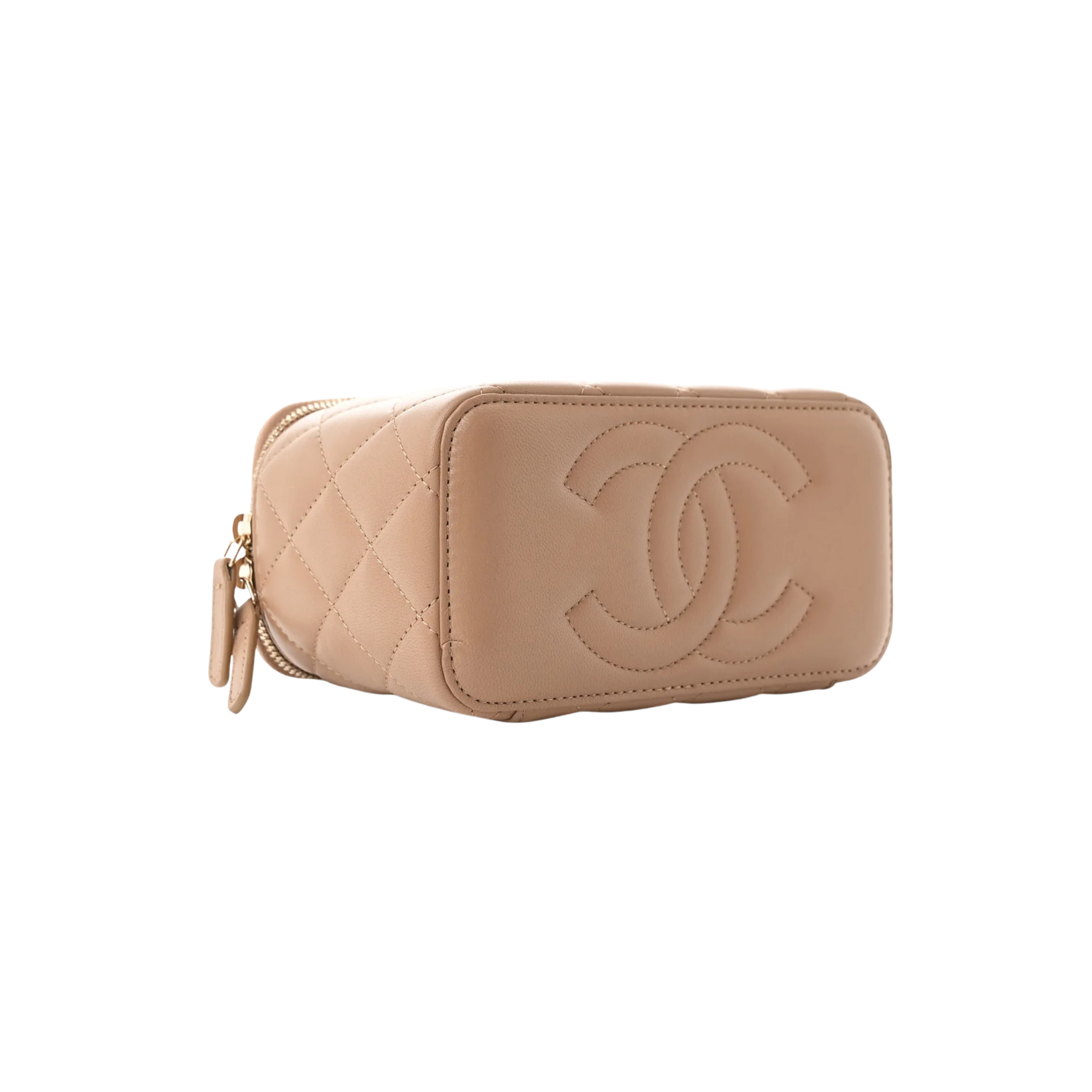 Chanel Bag | Small Vanity Case Chain Beige
