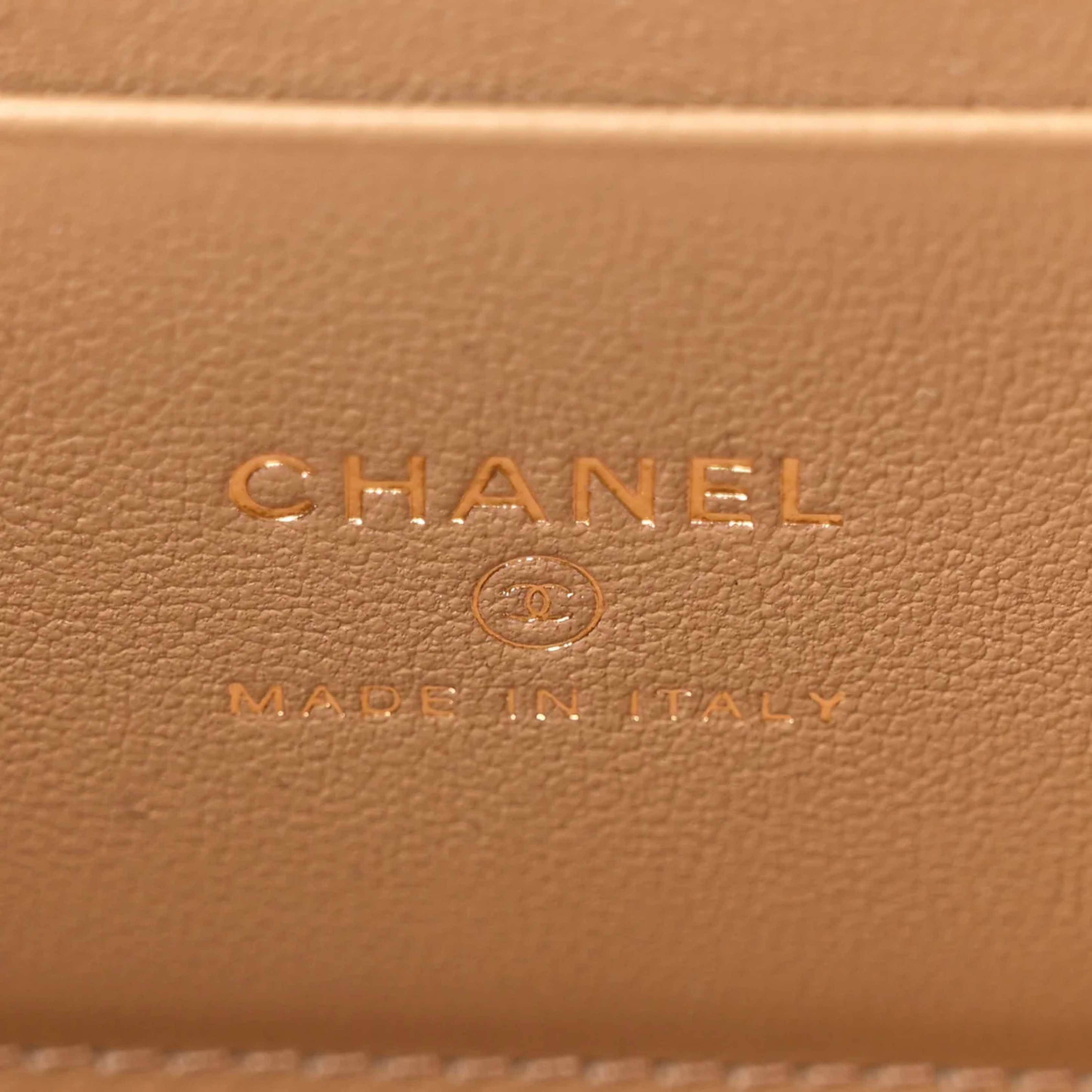 Chanel Bag | Small Vanity Case Chain Beige