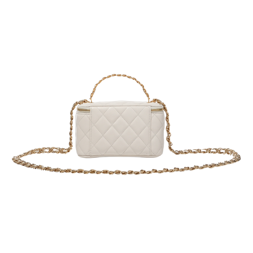 Chanel Bag | Small Vanity Case Chain White
