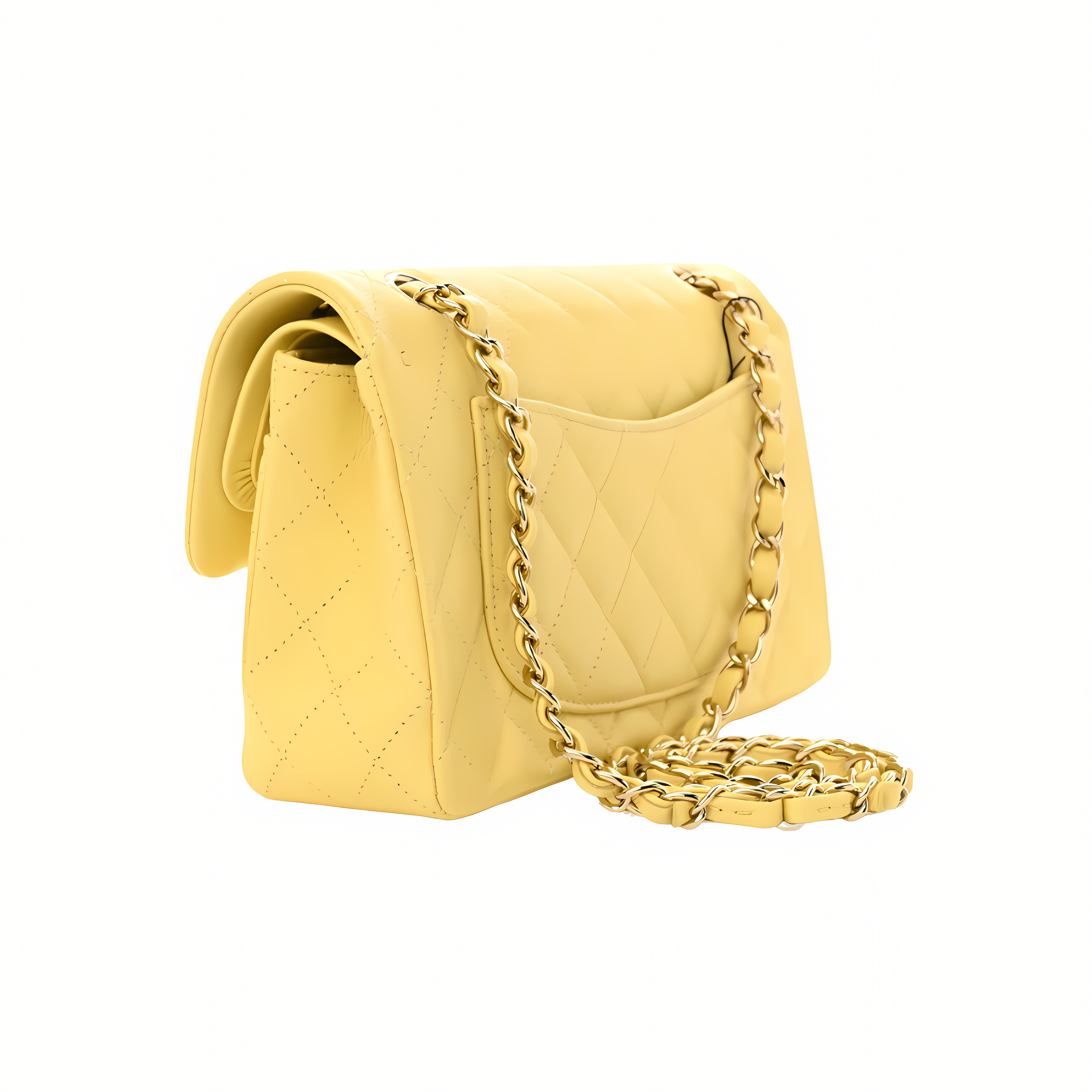Chanel Bag | Classic Double Flap 20S Yellow