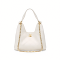 Chanel Bag | 25 Medium Hobo in Beige Caviar