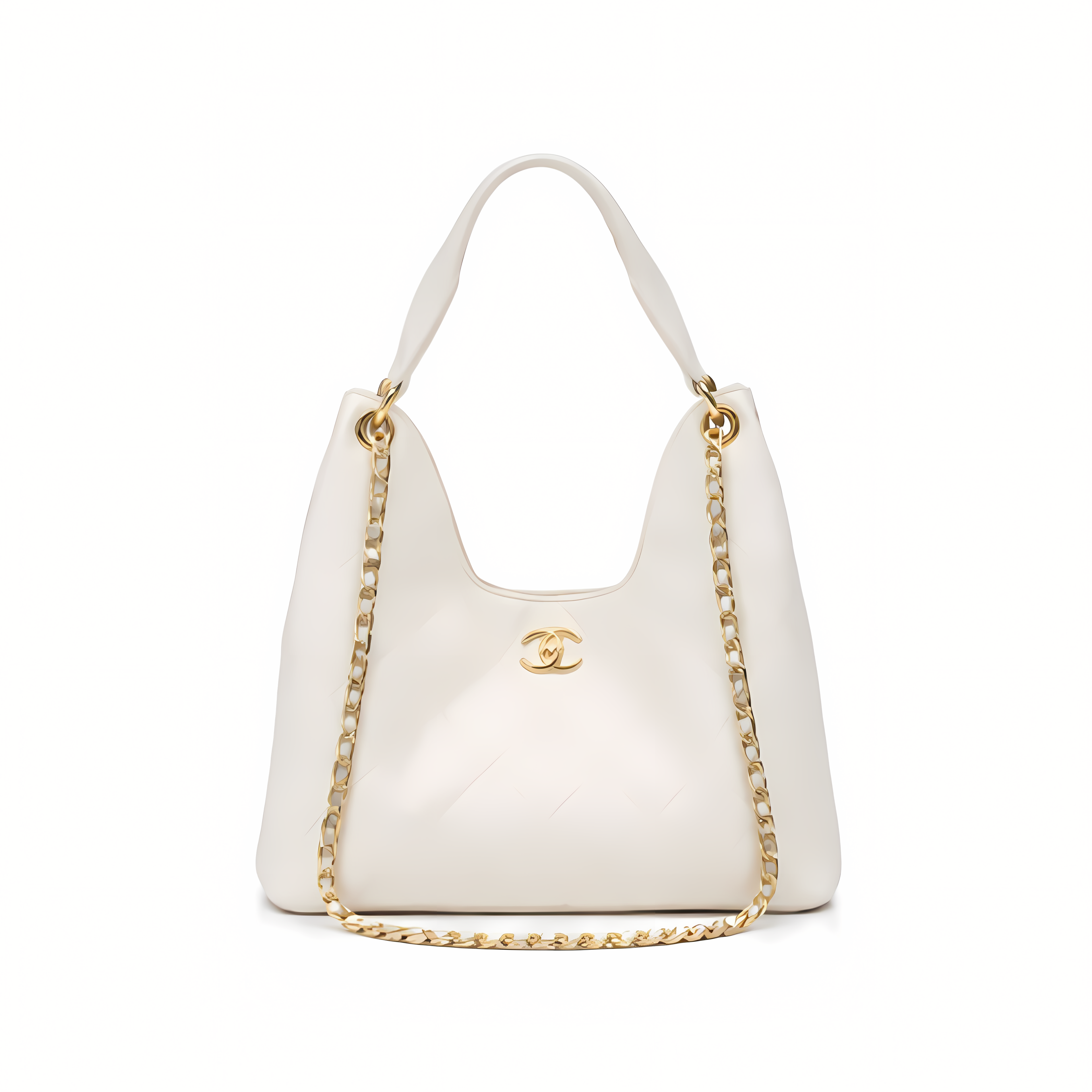 Chanel Bag | 25 Medium Hobo in Beige Caviar