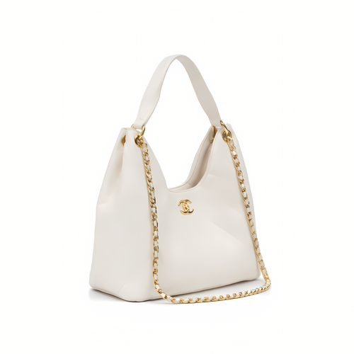 Chanel Bag | 25 Medium Hobo in Beige Caviar