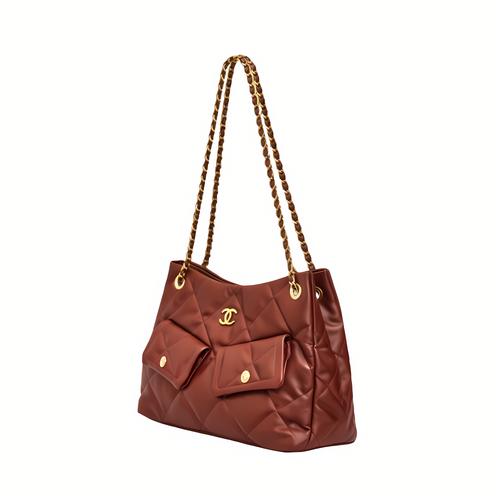 Chanel Bag | 25 Small Hobo Bag Suede Burgundy