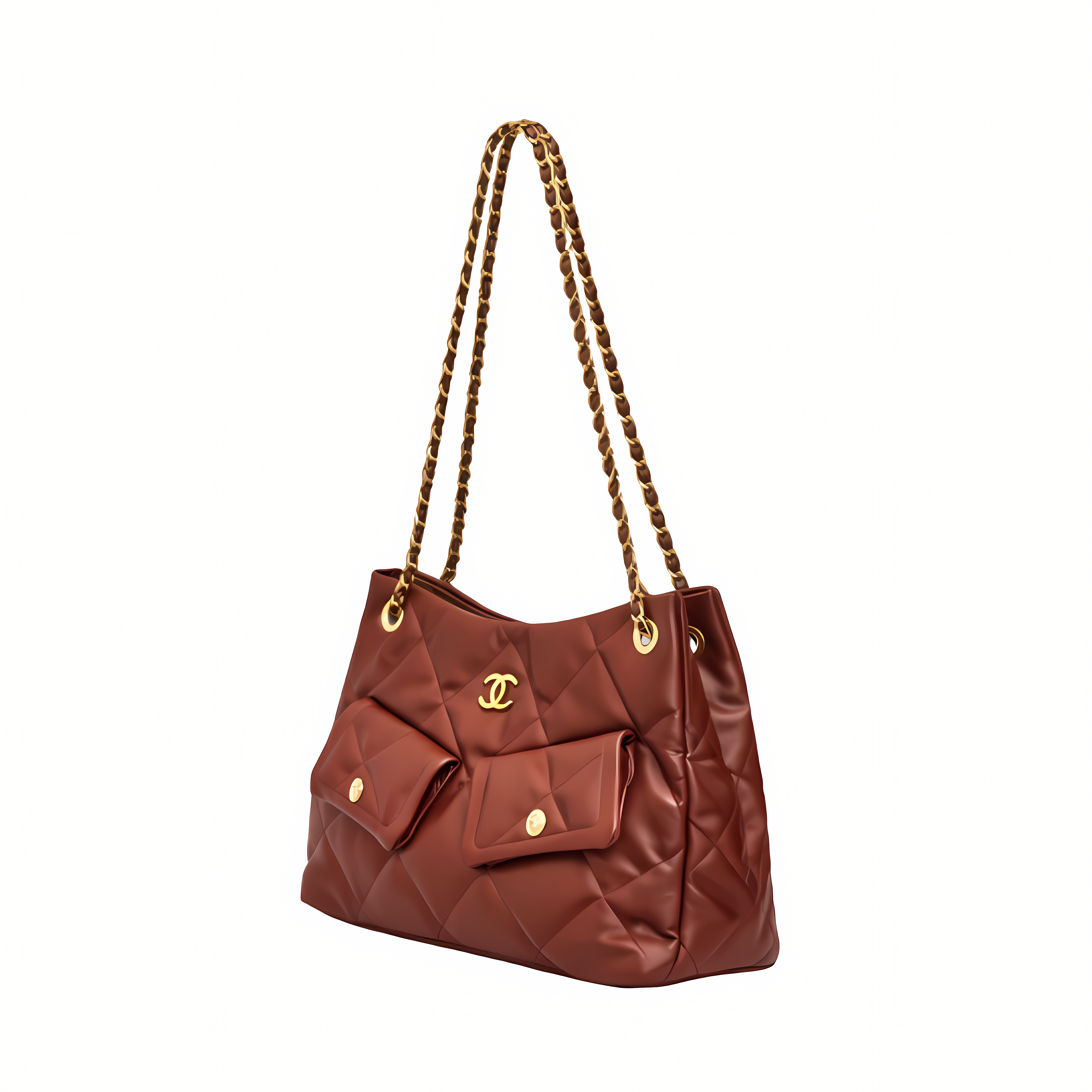 Chanel Bag | 25 Small Hobo Bag Suede Burgundy