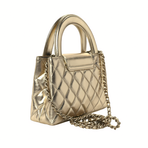 Chanel Bag | Small Kelly Shopper Metallic Gold