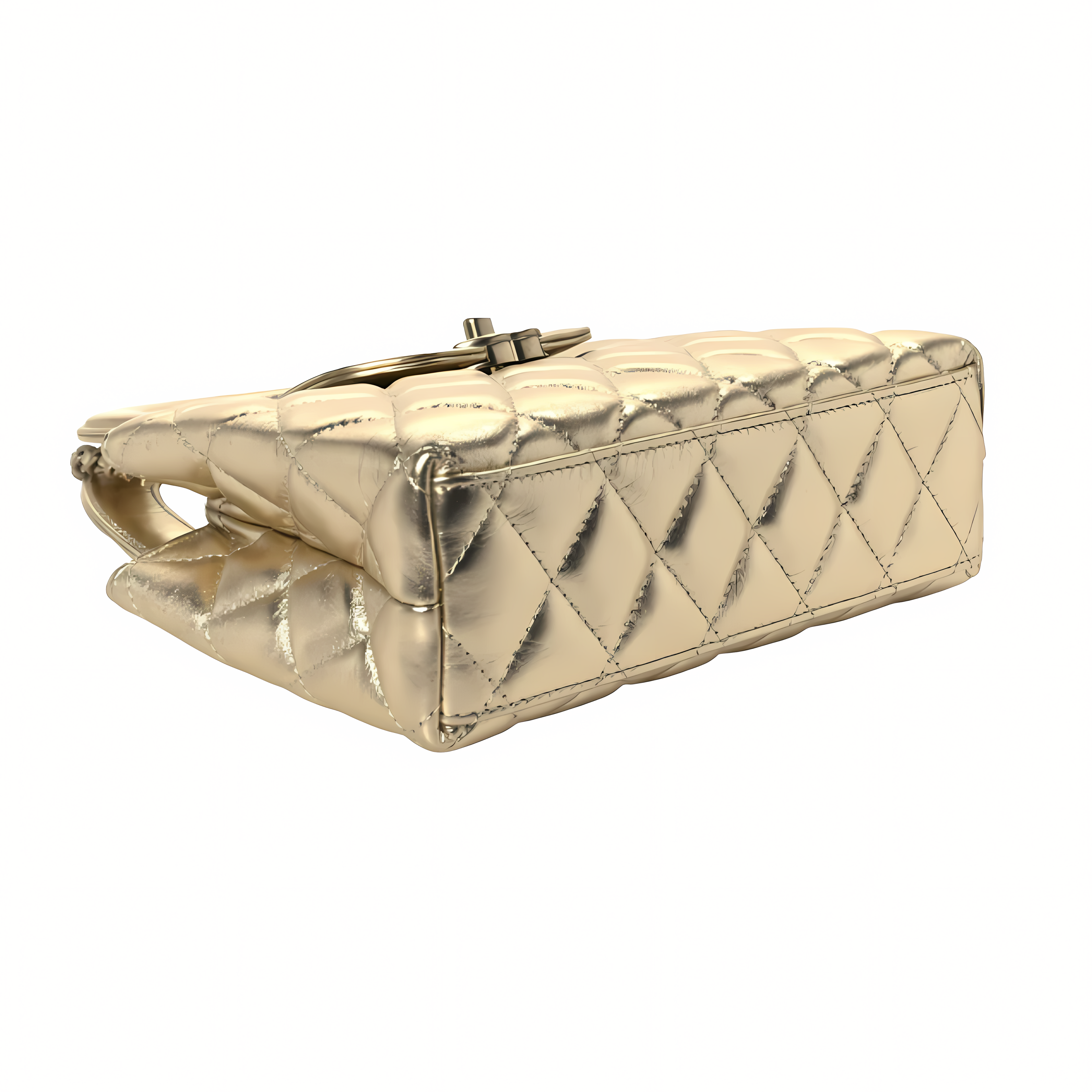 Chanel Bag | Small Kelly Shopper Metallic Gold