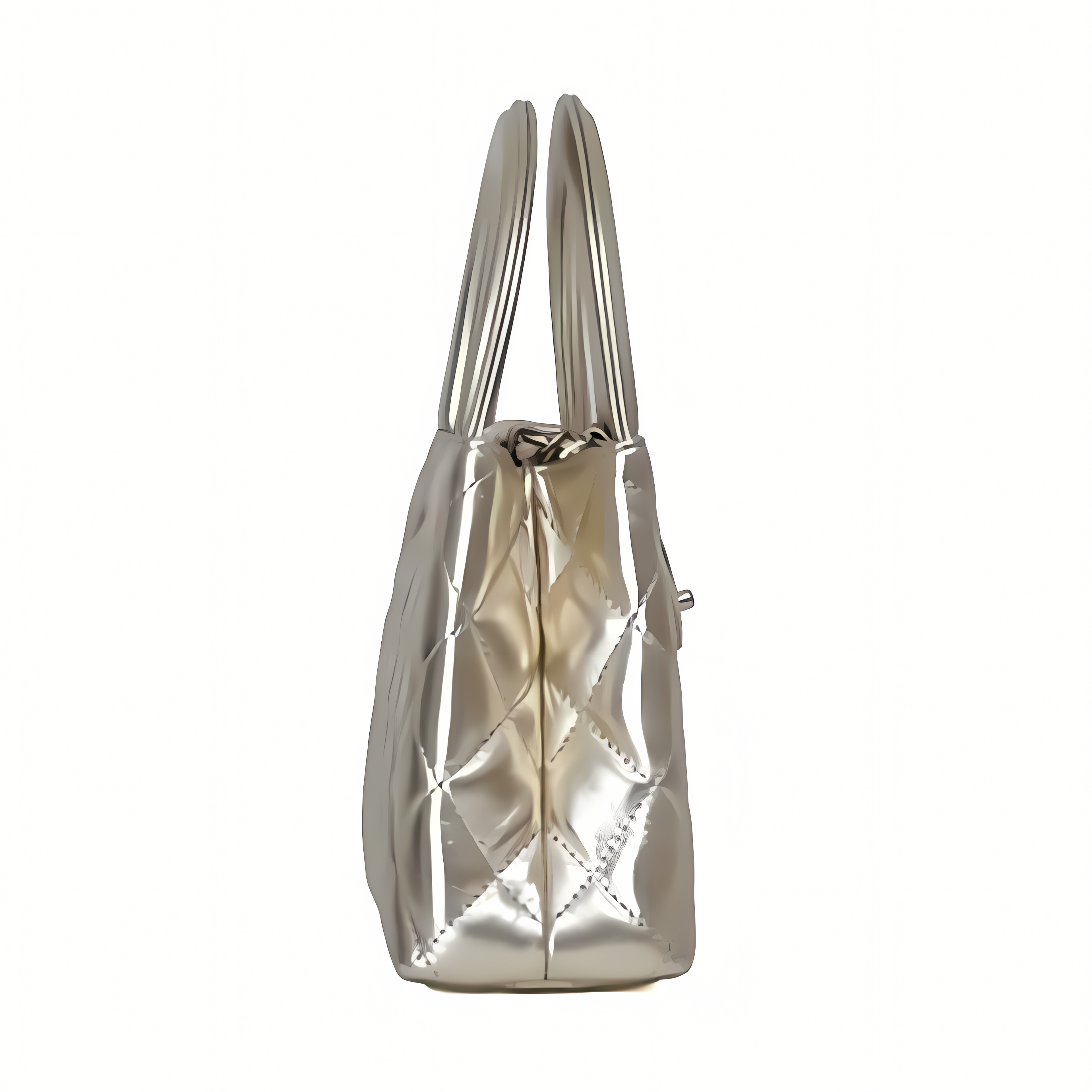 Chanel Bag | Kelly Silver Mirrored Calfskin