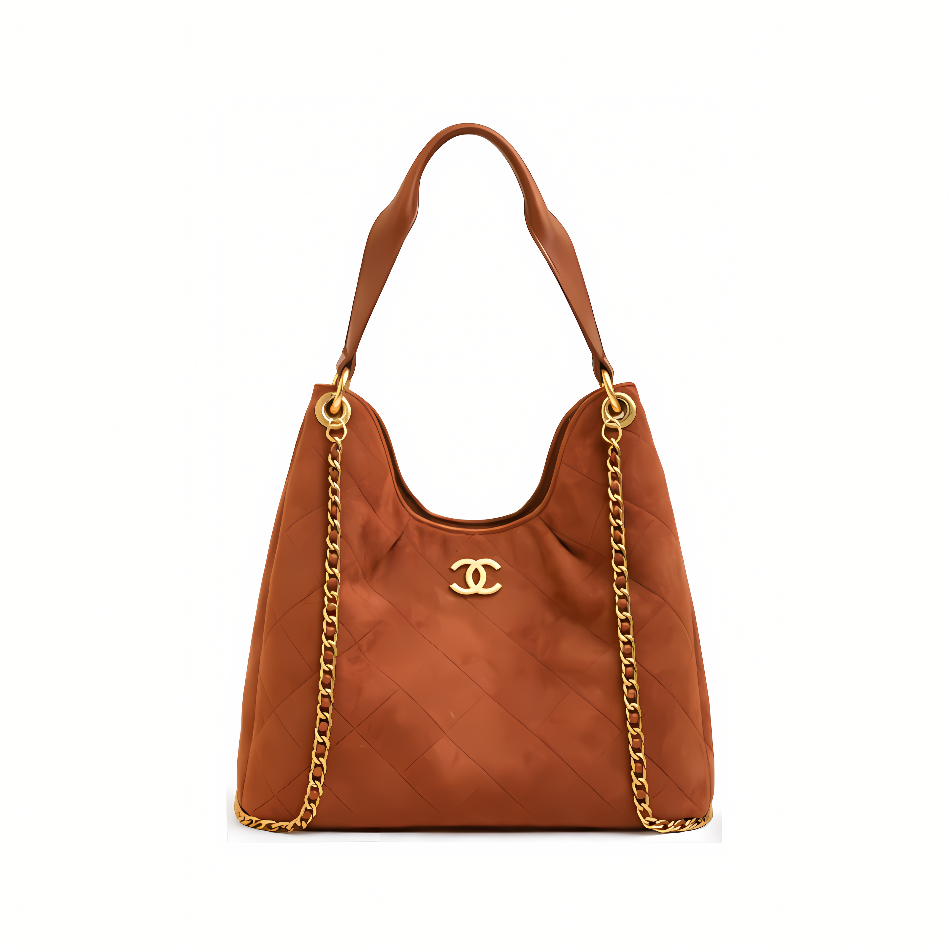 Chanel Bag | City Zip Tote In Signature Canvas Mahogany Brown