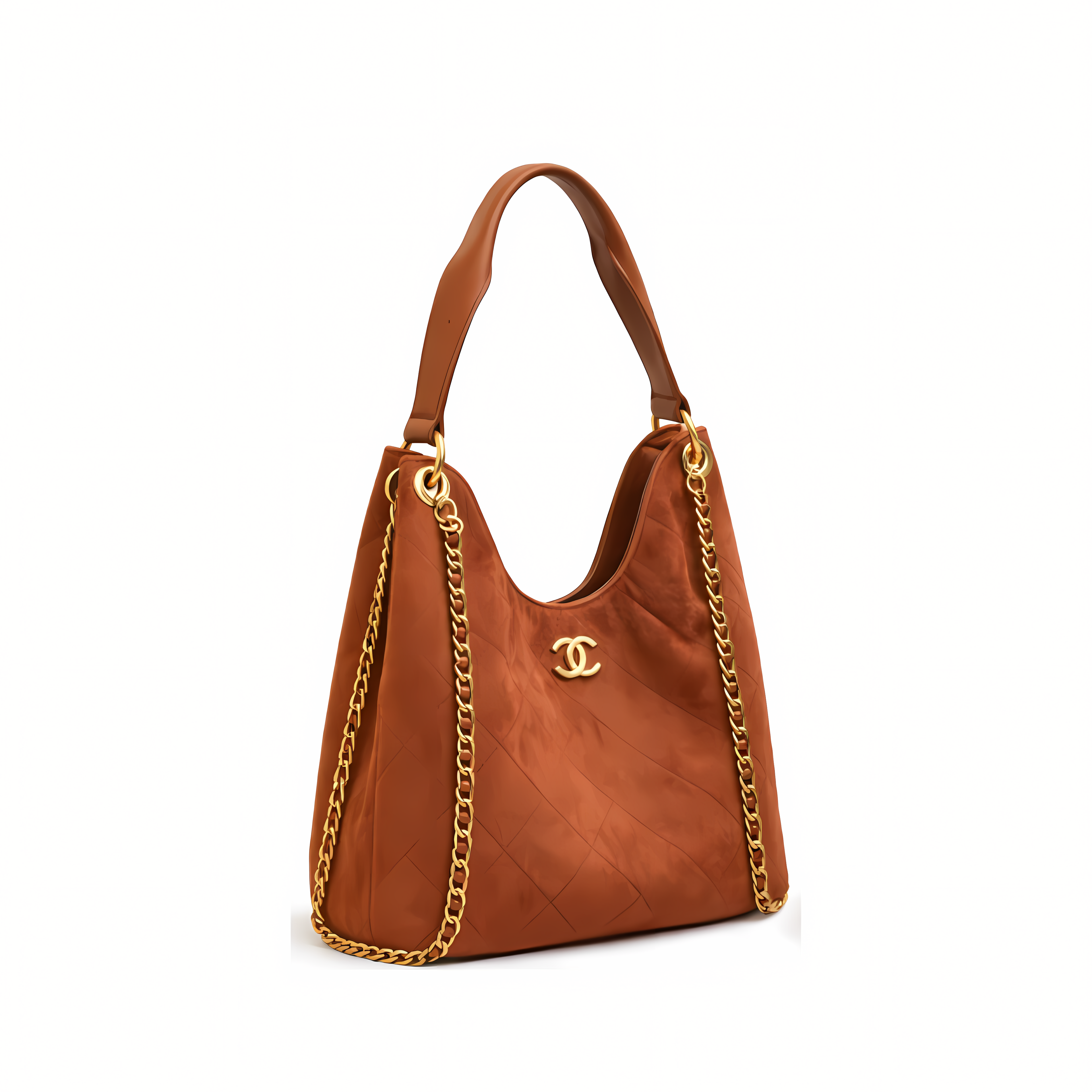 Chanel Bag | City Zip Tote In Signature Canvas Mahogany Brown