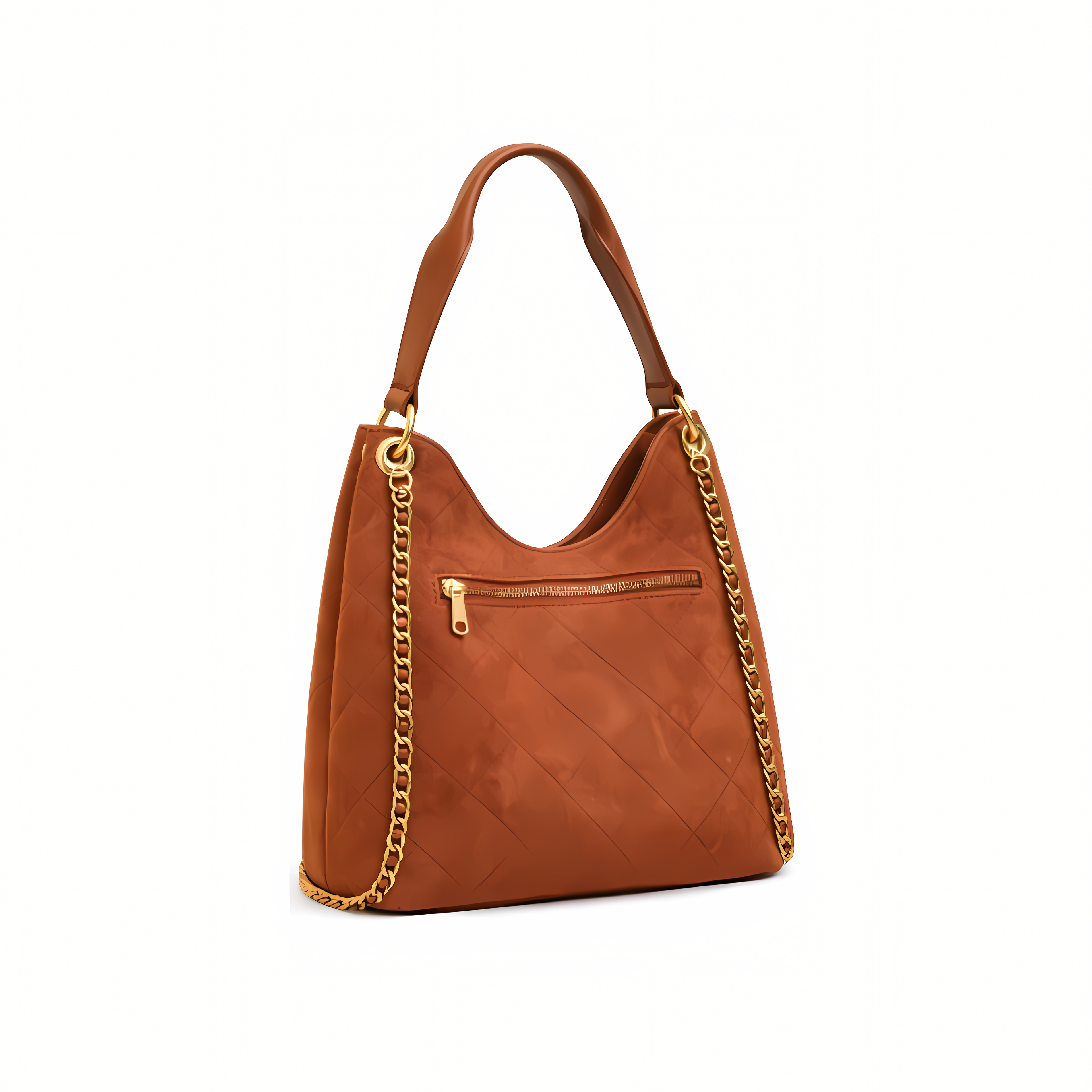 Chanel Bag | City Zip Tote In Signature Canvas Mahogany Brown