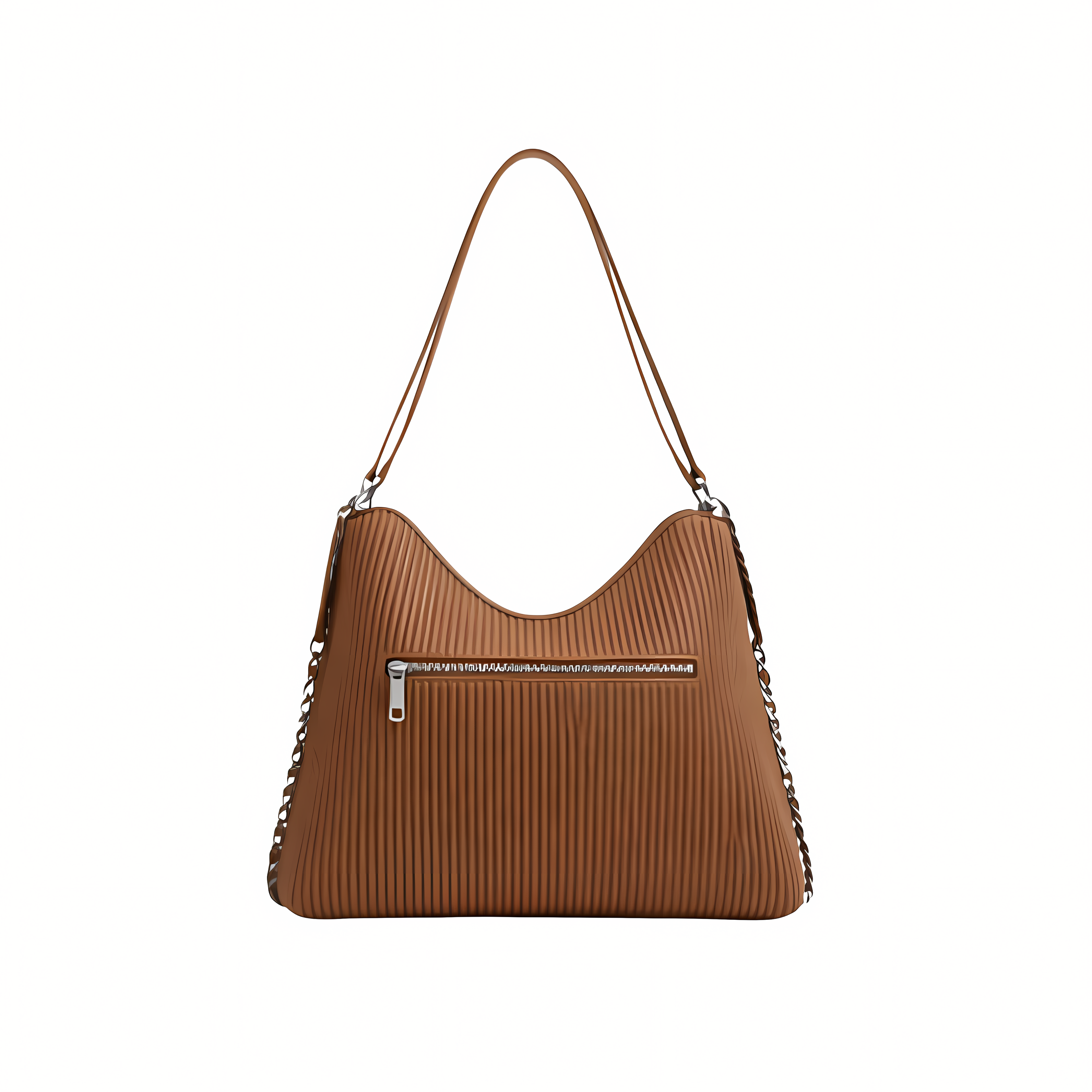 Chanel Bag | Maxi Hobo Camel Shiny Lambskin