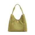 Chanel Bag | City Zip Tote In Signature Canvas Mahogany
