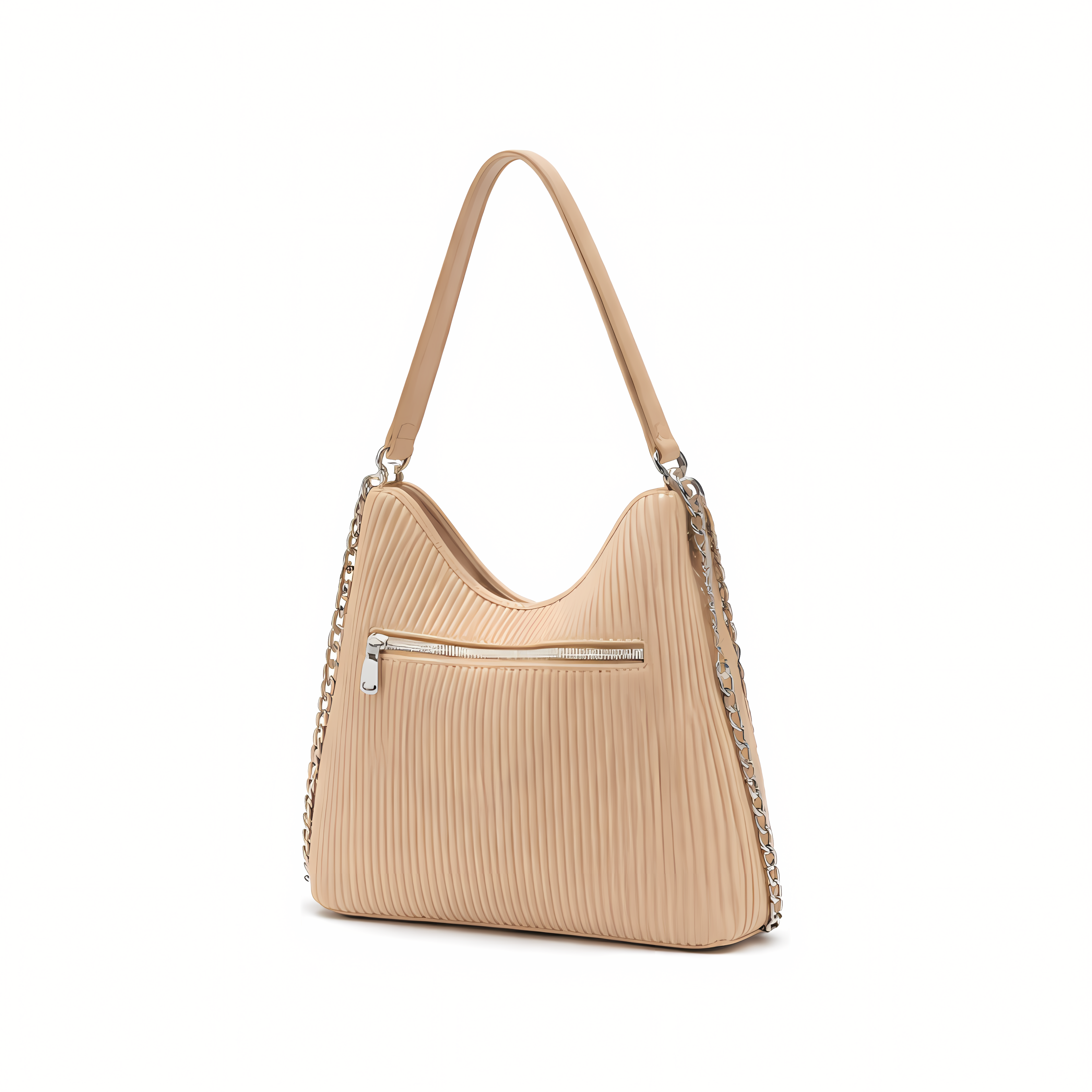 Chanel Bag | Maxi Hobo in Peach Lambskin