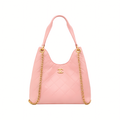 Chanel Bag | Hobo Handbag Light Pink Shiny Lambskin
