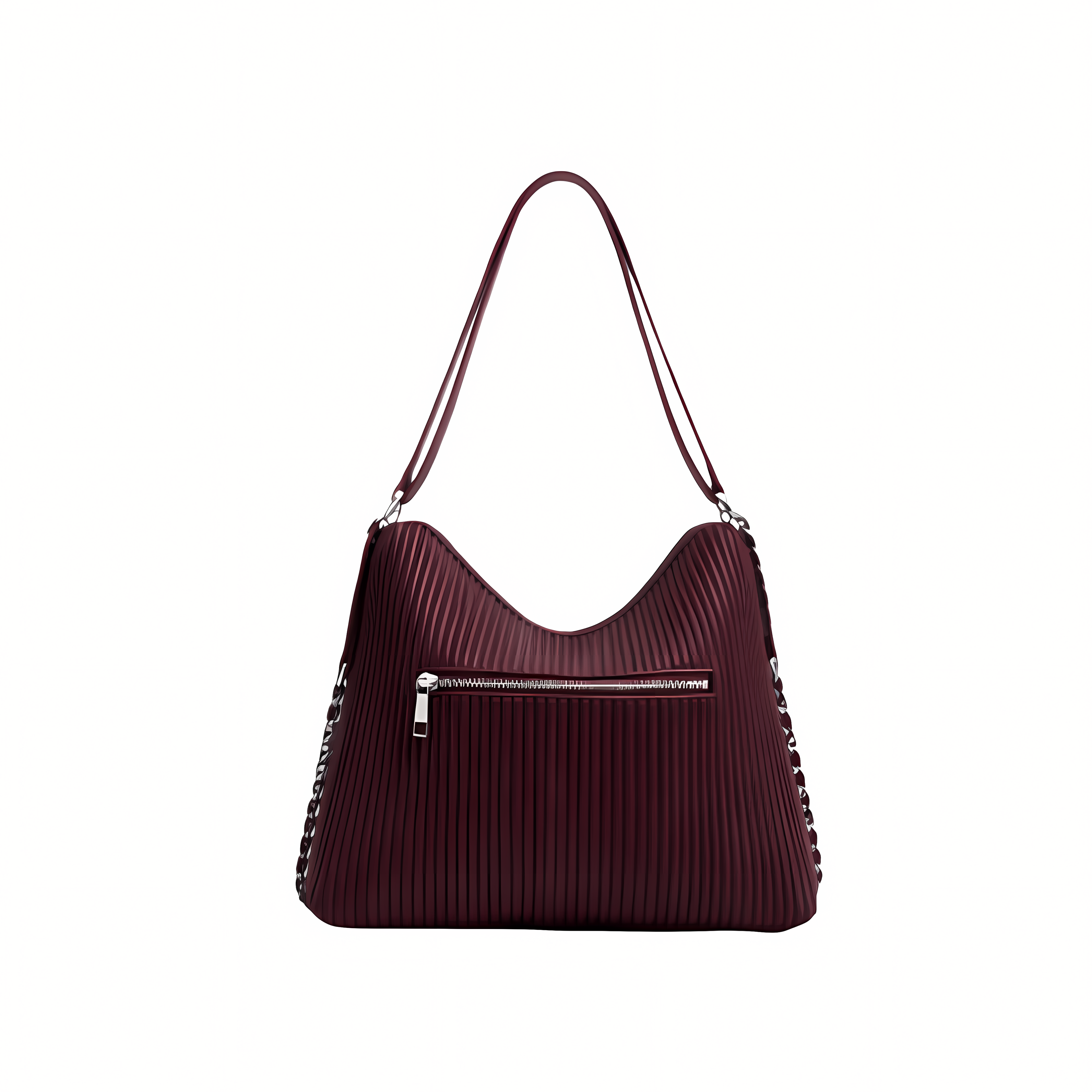 Chanel Bag | Maxi Hobo Purple Shiny Lambskin