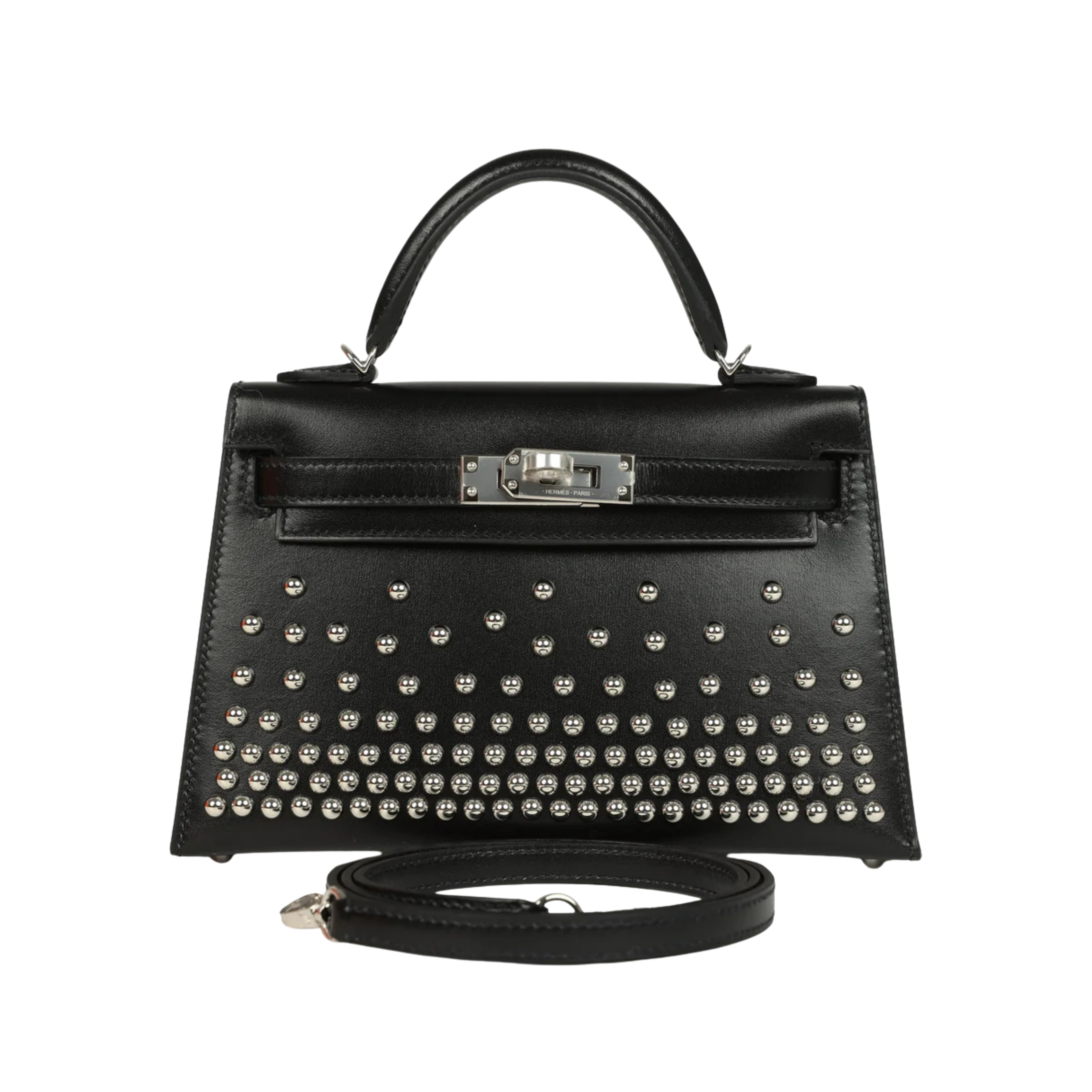 Hermès Bag | Clouté Mini Kelly 20 Black