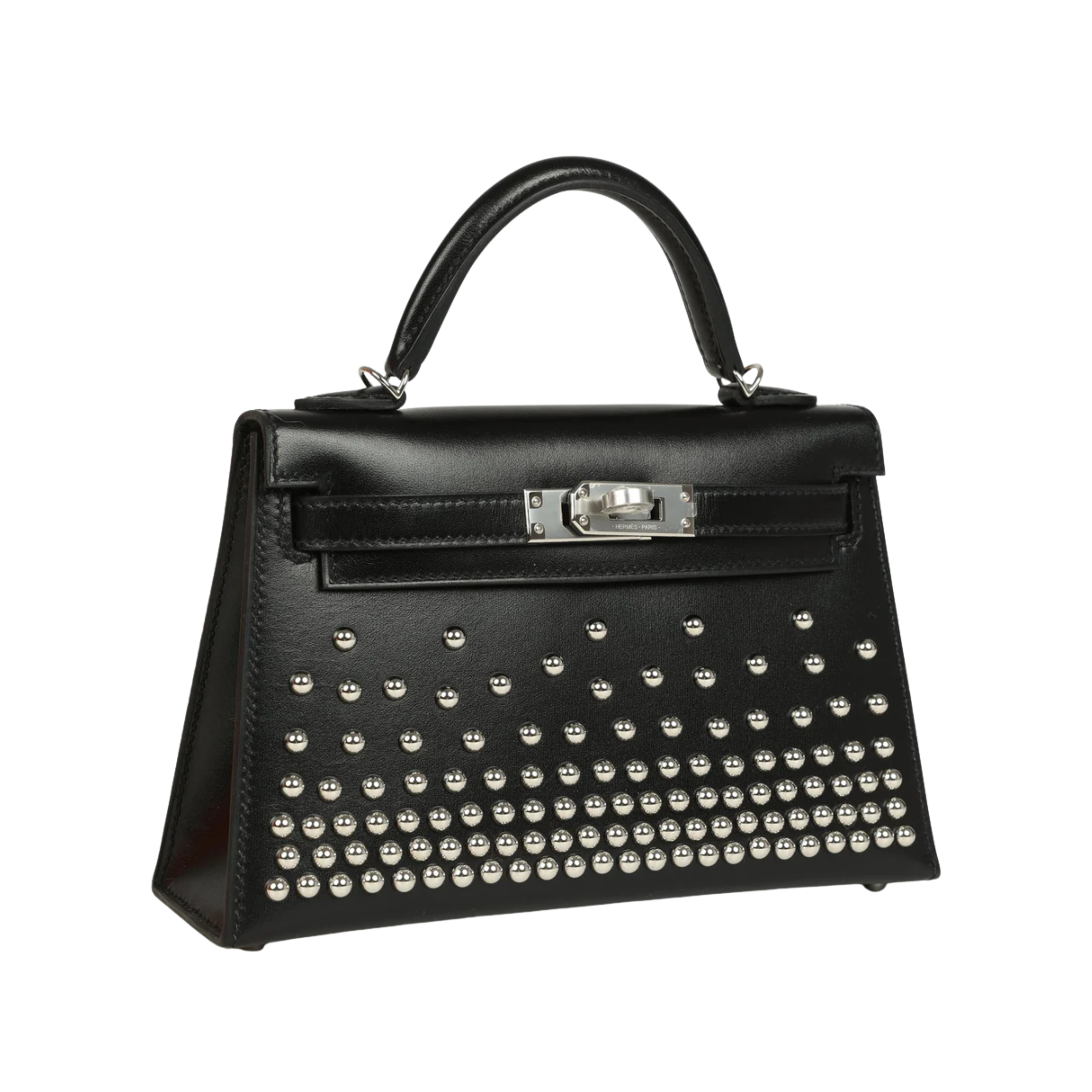 Hermès Bag | Clouté Mini Kelly 20 Black